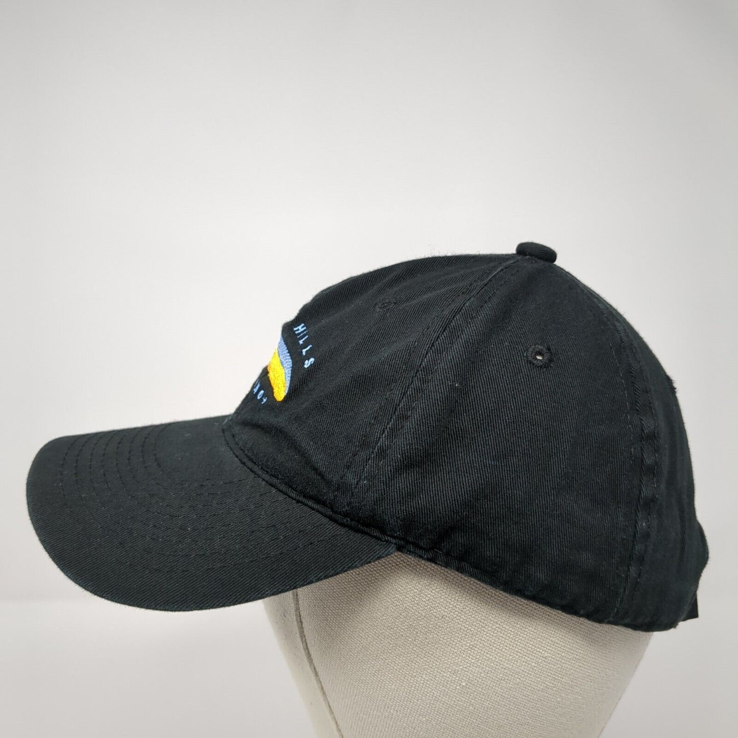 Rolling Hills Casino Slideback Hat Black One Size Embroidered Town Talk