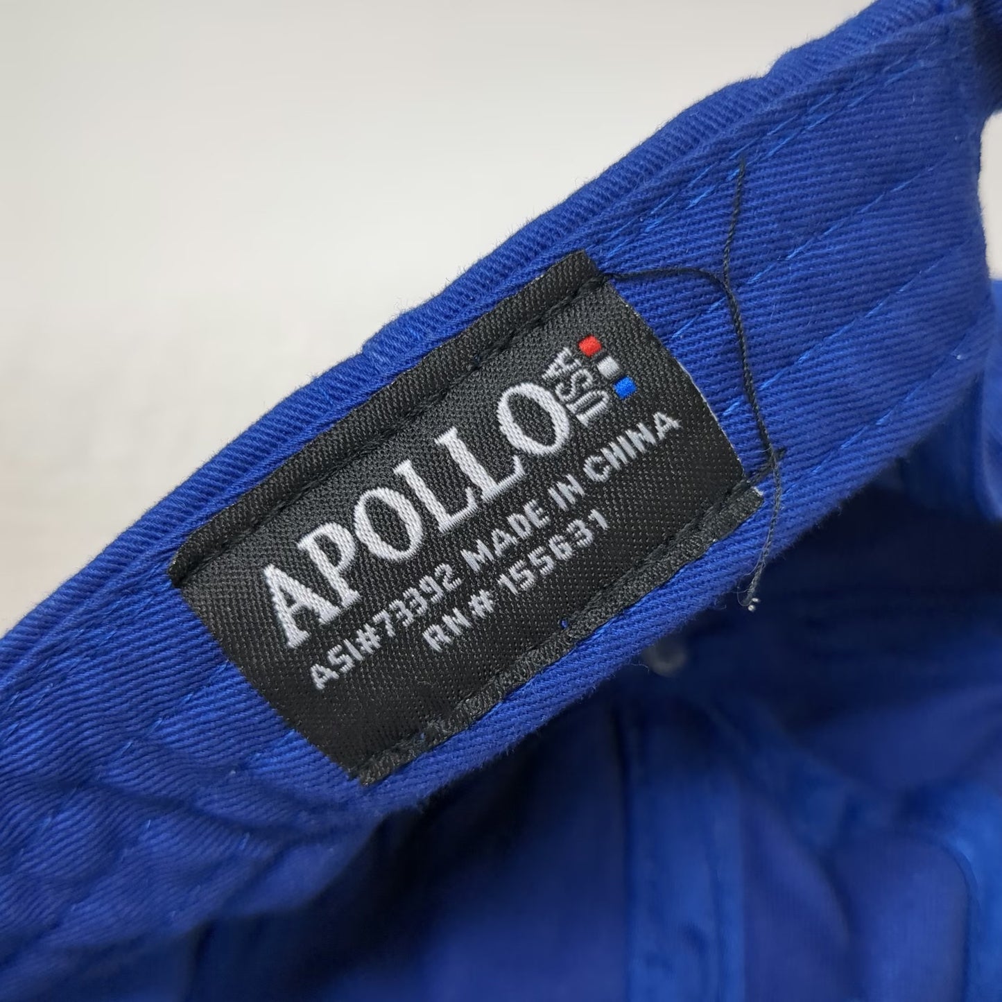 Apollo Baseball Cap Blue One Size Warner Bros Discovery Logo Embroidered Hat