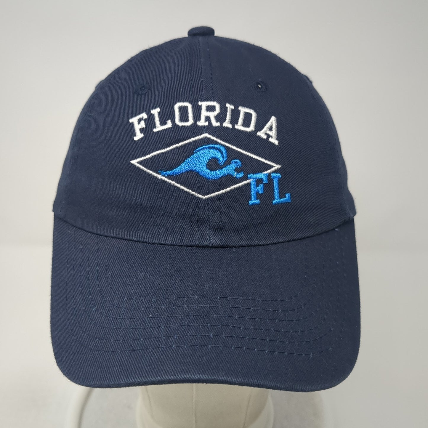 Florida FL Strapback Baseball Cap Blue OS Adjustable Embroidered DMR Classic