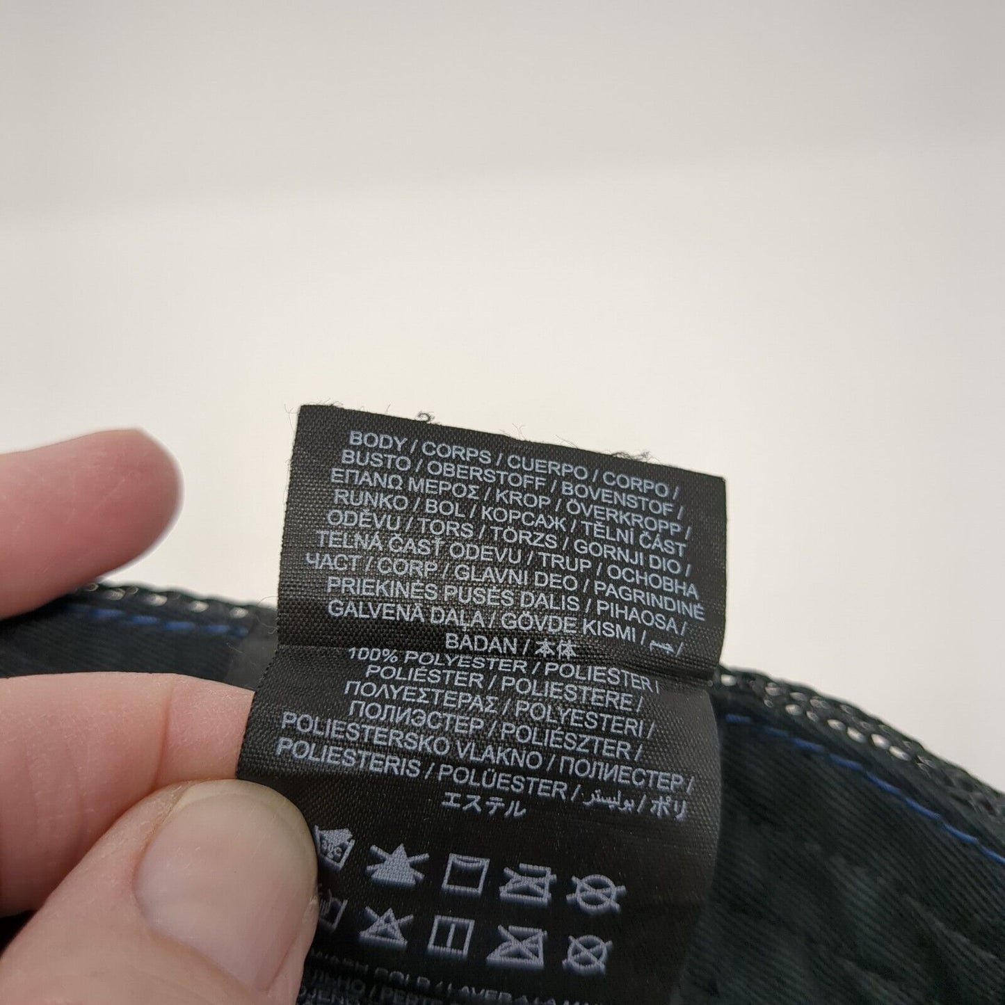 Hurley Snapback Trucker Hat Blue OS Adjustable Stripe Mesh Back Classics Yupoong