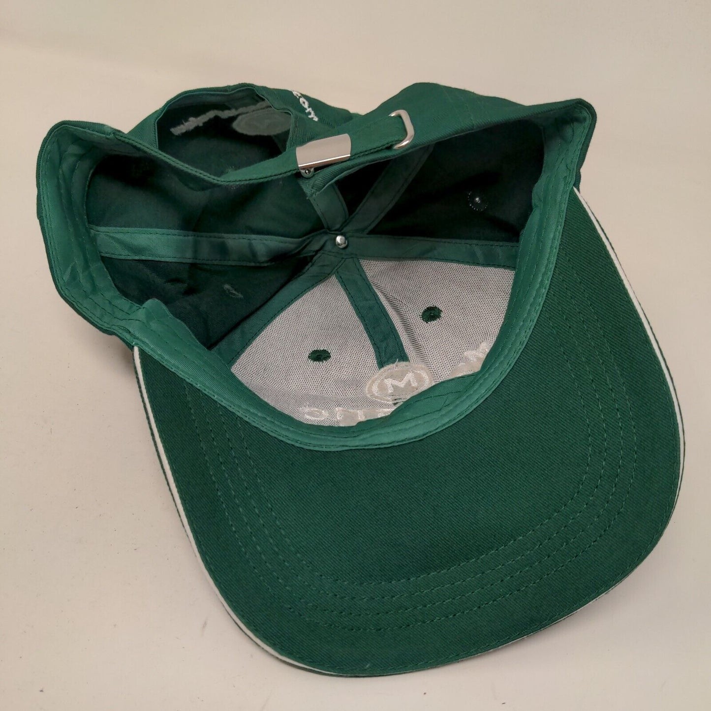 Majestic Colonial Punta Cana Slideback Hat Green One Size Embroidered