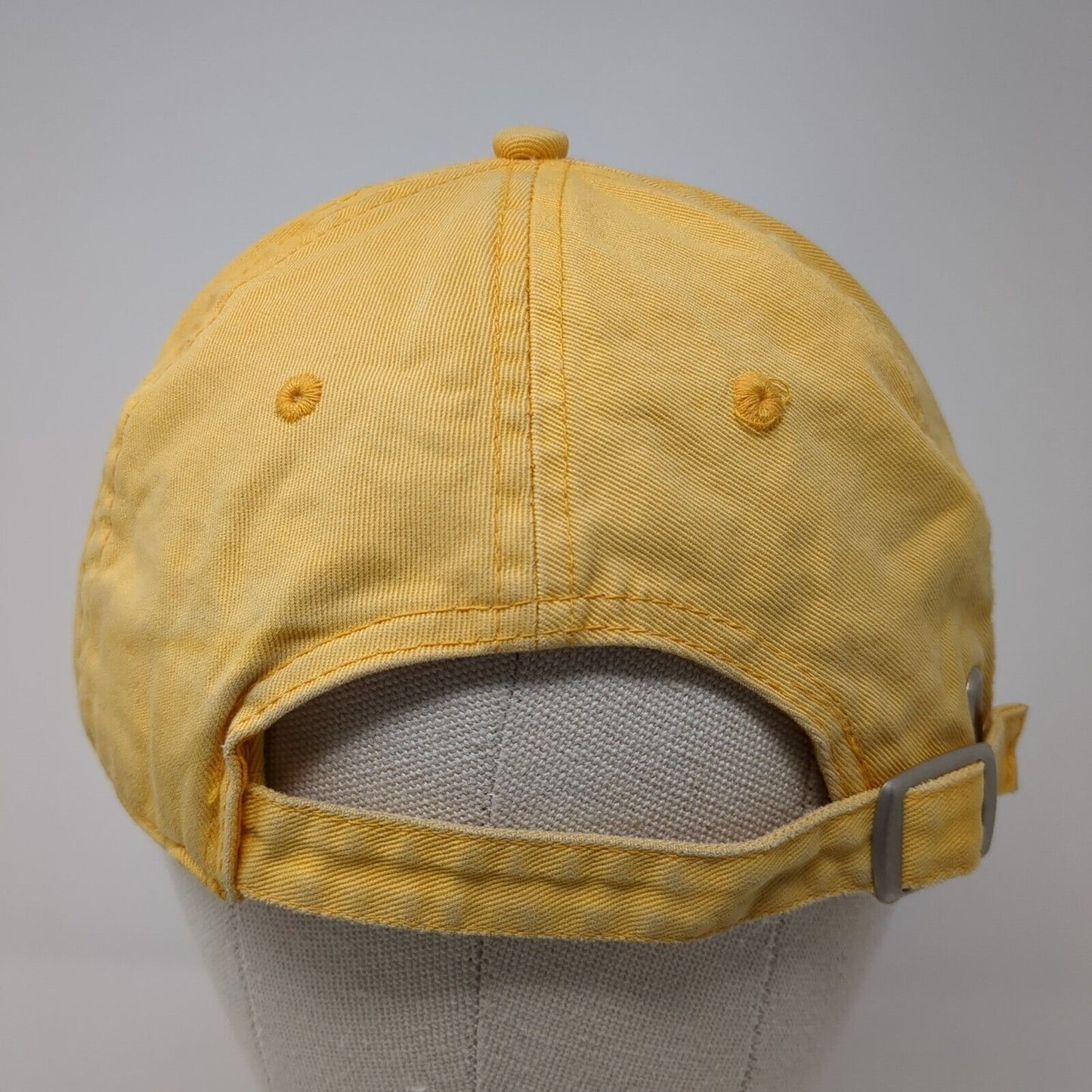 Nelson Slideback Hat Yellow One Size Adjustable Embroidered 6 Panel