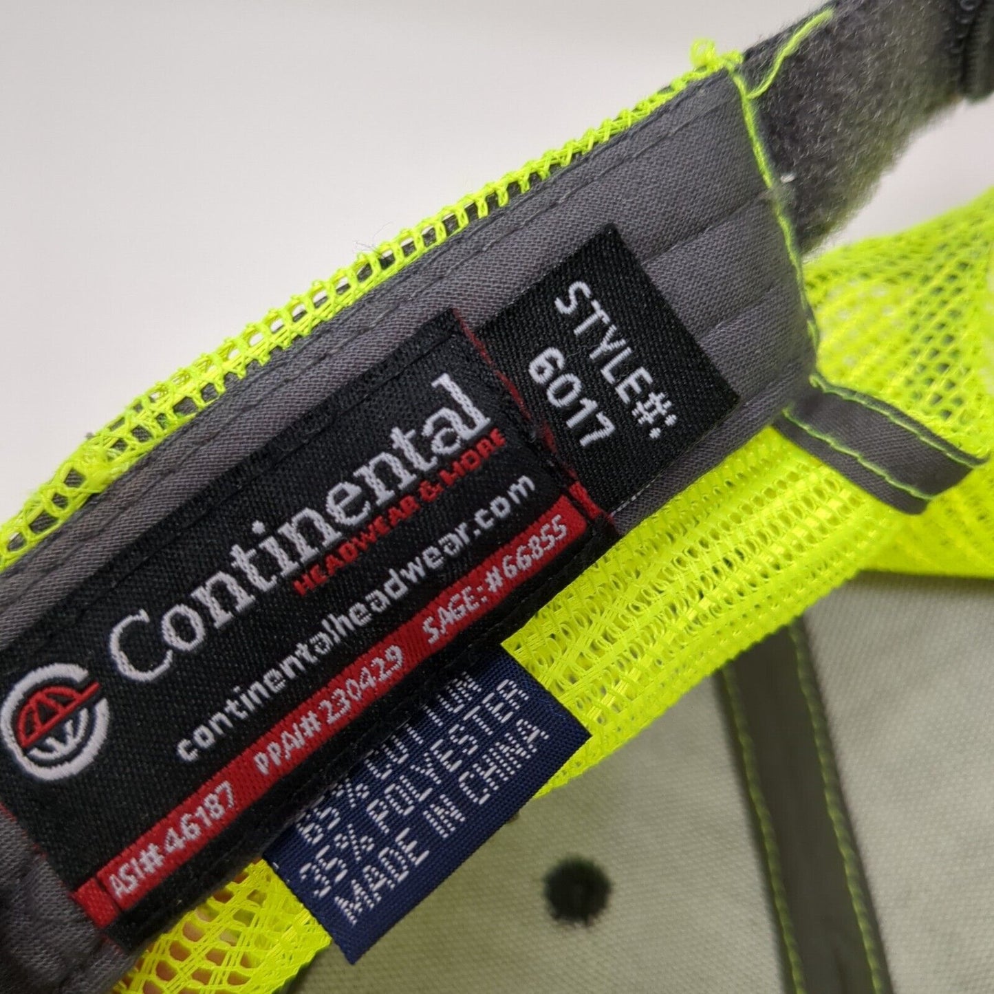 Snap-On Strapback Trucker Hat Multicolor OS Adjustable Mesh Back Continental