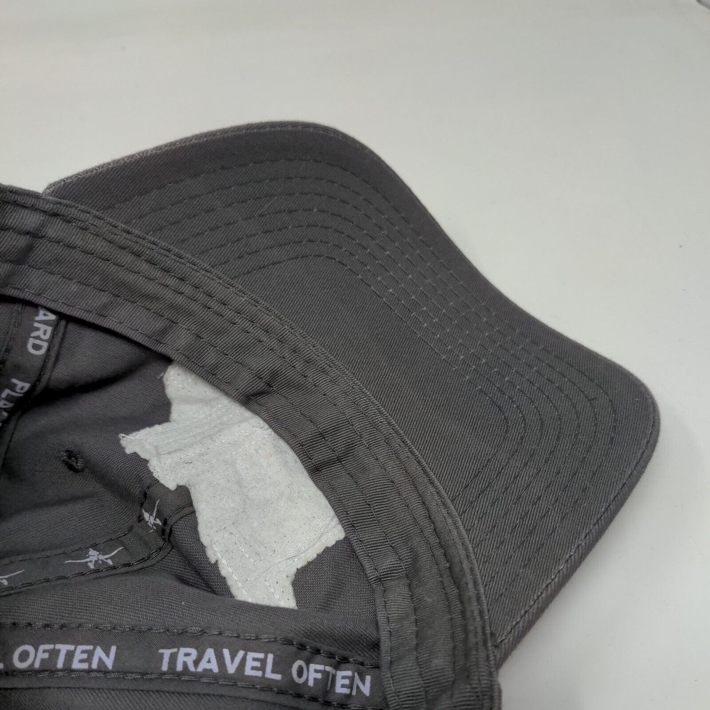 JLT Aviate Slideback Hat Gray OSFM Adjustable Vent Holes 6 Panel