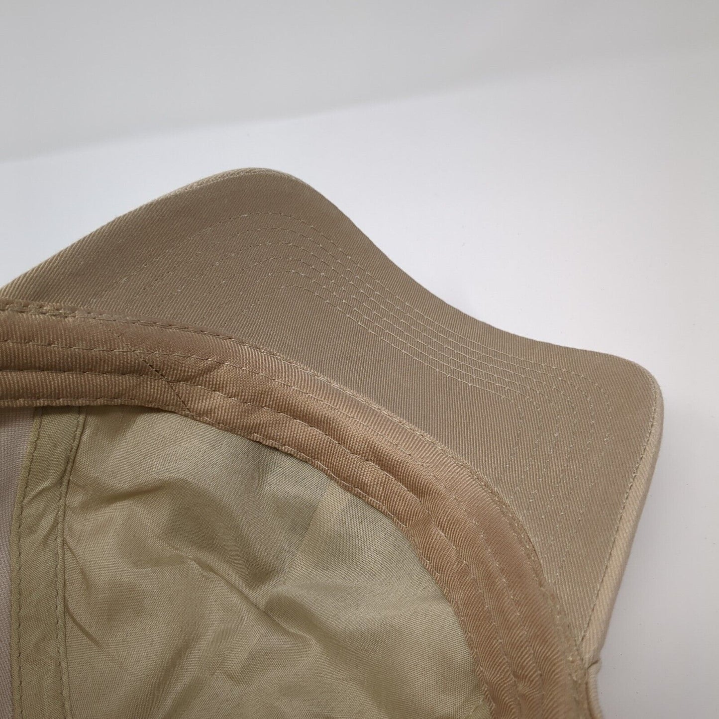 American Flag Slideback Hat Tan One Size Adjustable Embroidered Patriotic IIN