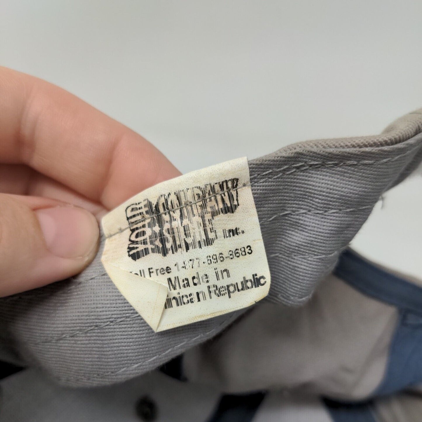 OMI Environmental Solutions Strapback Hat Gray One Size Colorblock