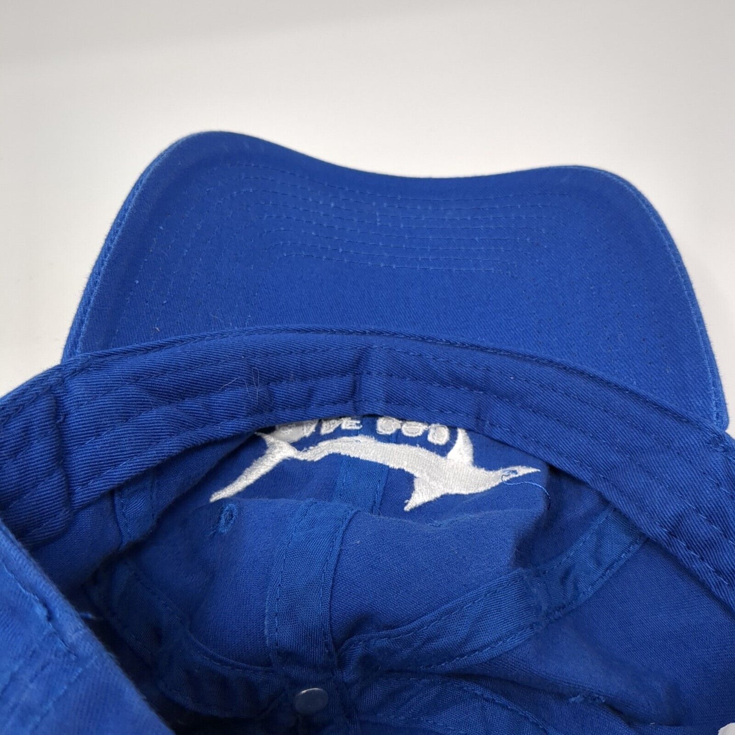 Cape Cod Slideback Hat Blue One Size Adjustable Embroidered Solt As A Grape