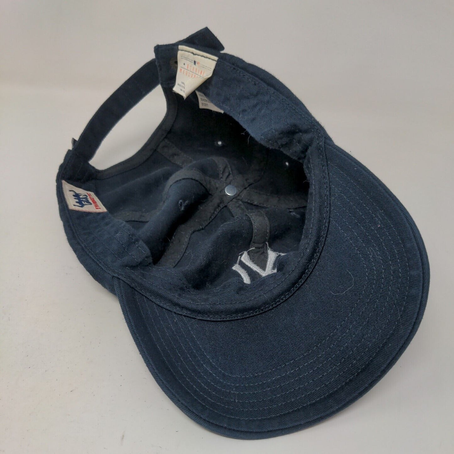 Fan Favorite Men's Slideback Hat Blue OSFA Embroidered New York Yankees Logo