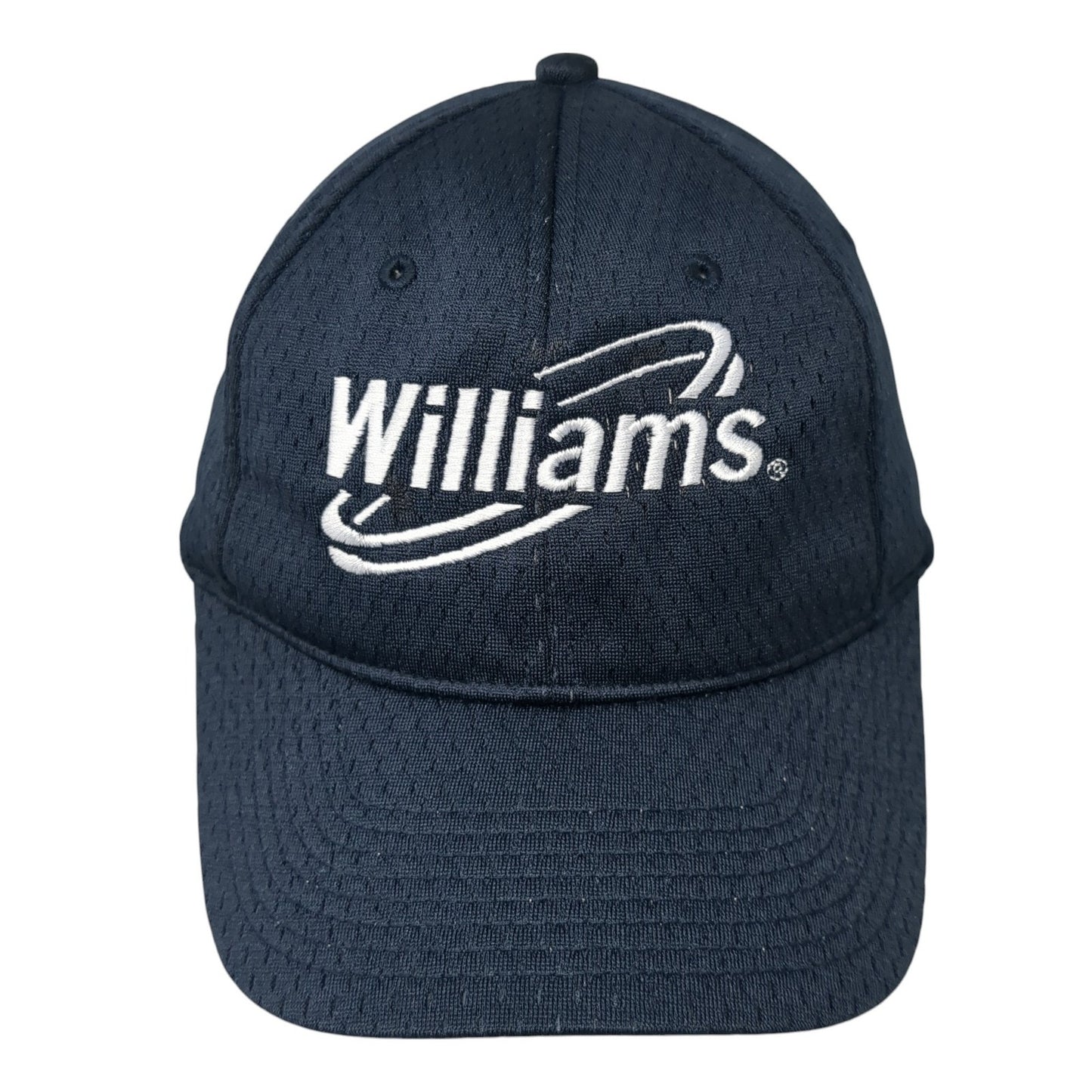 Williams Strapback Baseball Cap Blue OS Adjustable Embroidered Port Authority