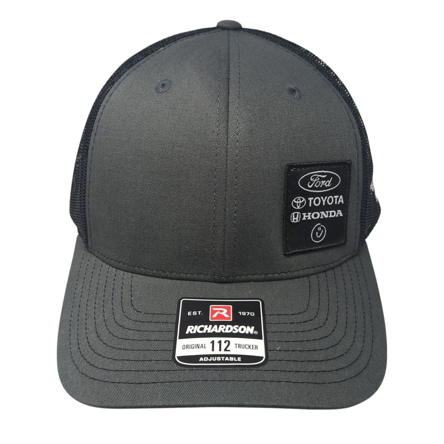 Ford Toyota Honda Trucker Hat Gray One Size Adjustable Mesh Back Richardson
