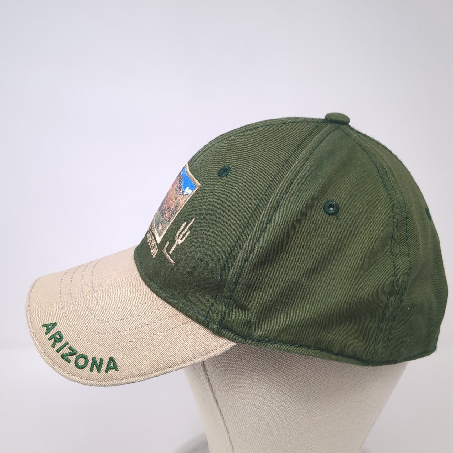 Sabino Canyon Arizona Slideback Hat Multi One Size Adjustable Triangle