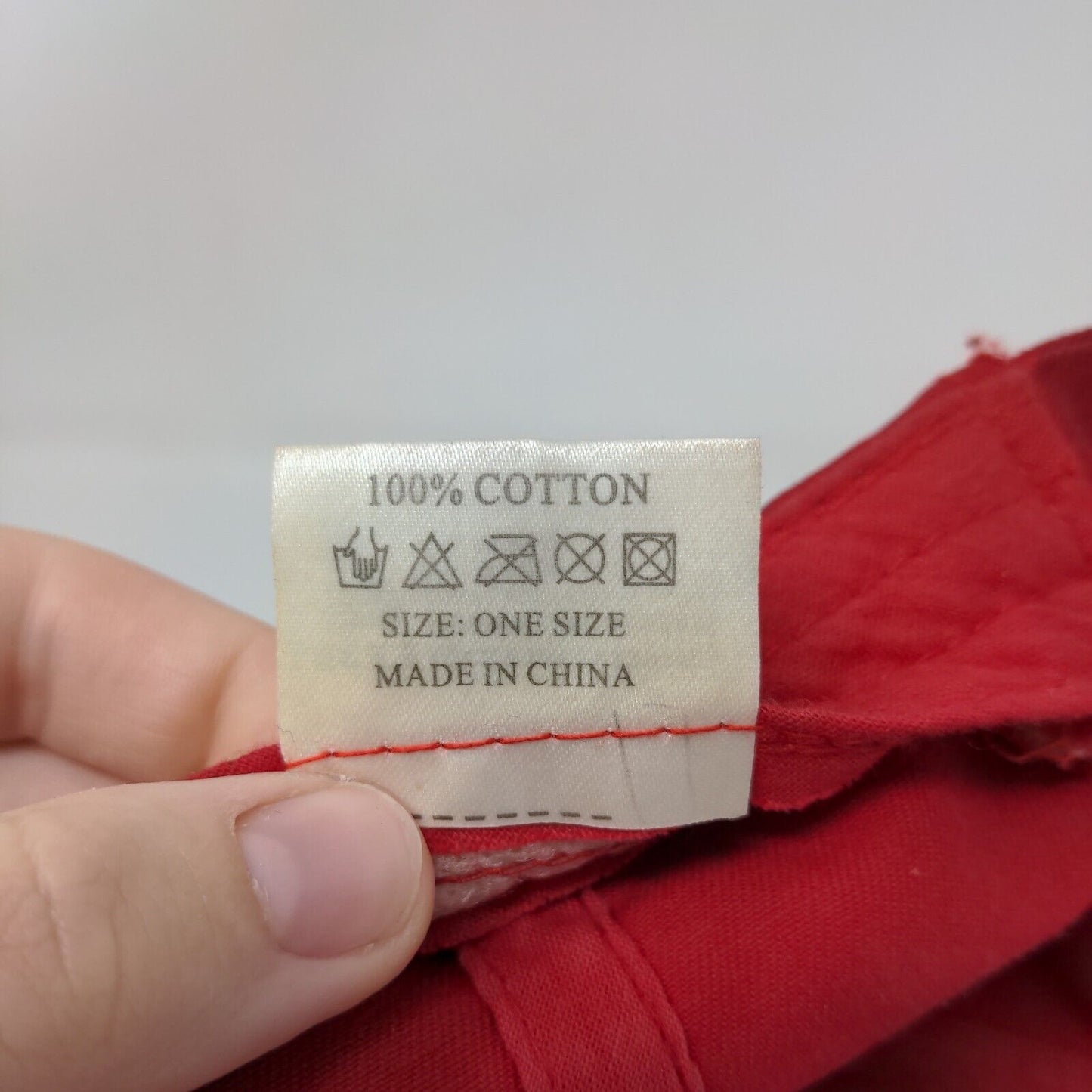 Daytona Beach Slideback Hat Red One Size Adjustable Embroidered Distressed