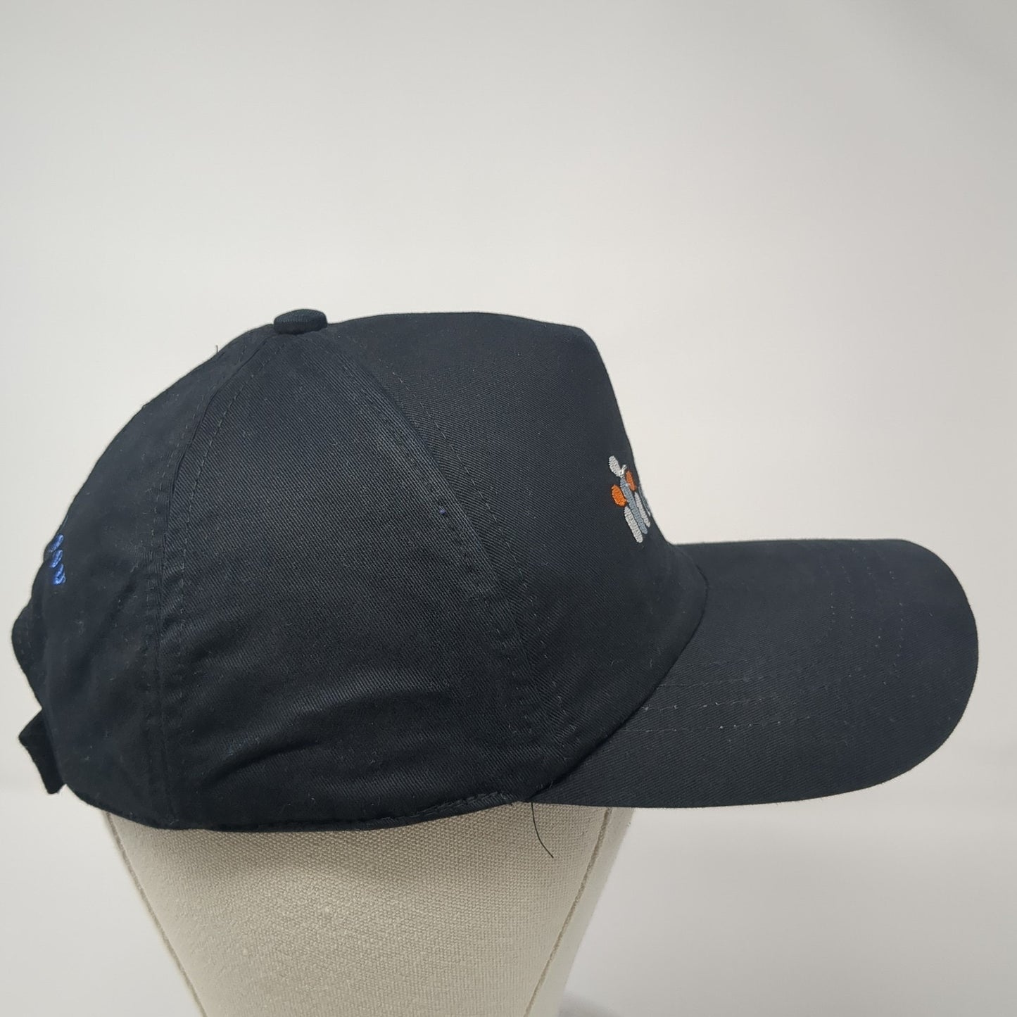 USERReady Tableau Strapback Baseball Cap Black One Size Adjustable Embroidered