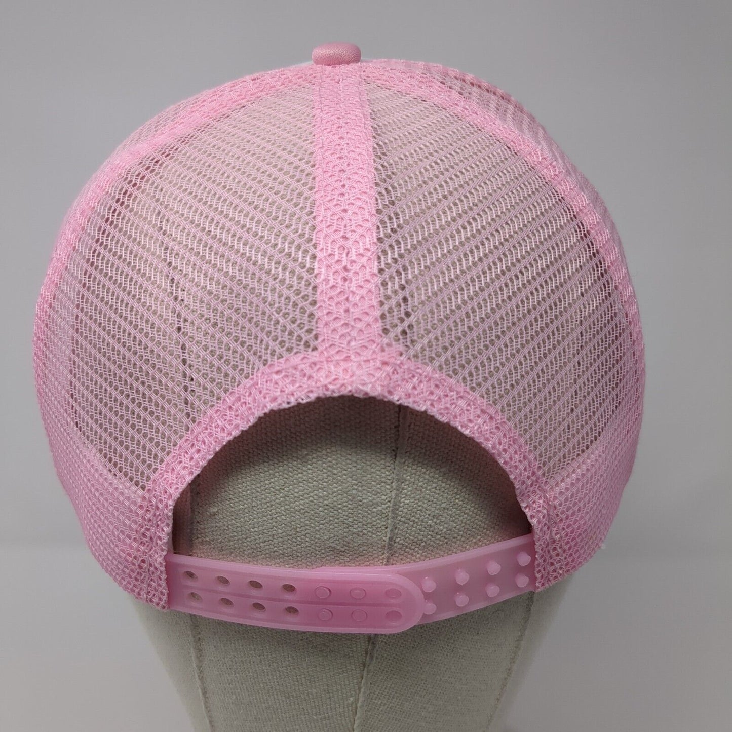 Baobab Snapback Mesh Back Trucker Hat Pink One Size Adjustable Outdoor