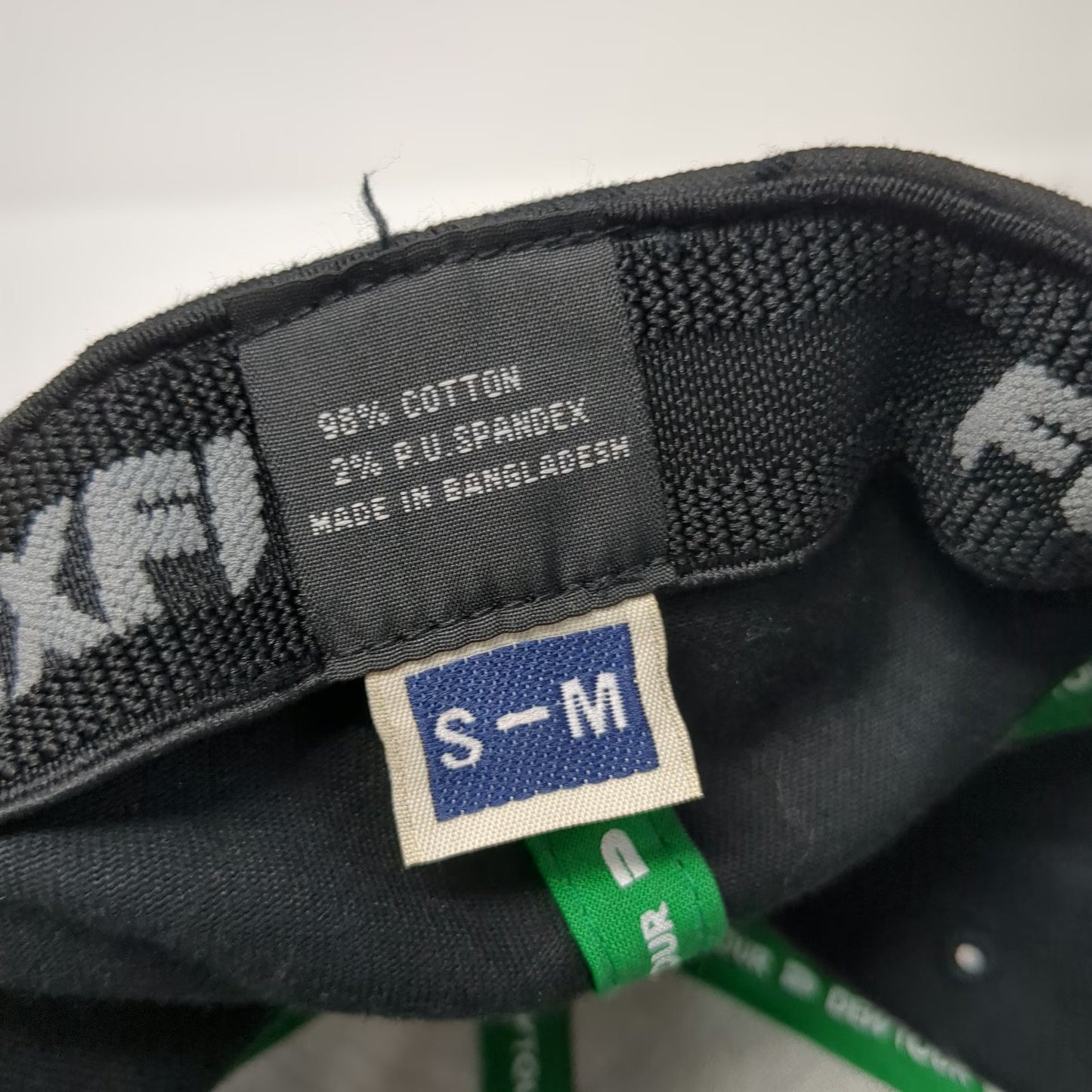 Flexfit Baseball Cap Gray M Dew Tour Allover Print Graphic Logo Fitted Hat Sport