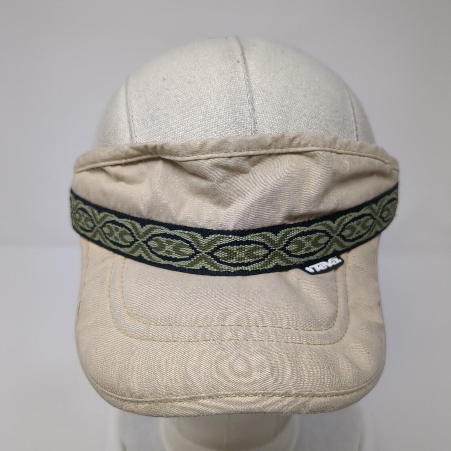 Teva Slideback Sun Visor Hat Tan One Size Adjustable Solid Outdoor