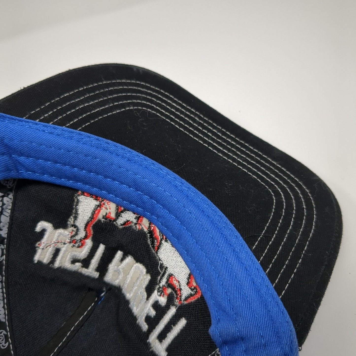 Just Rope It Strapback Hat Blue Youth One Size Adjustable Cowboy Hardware