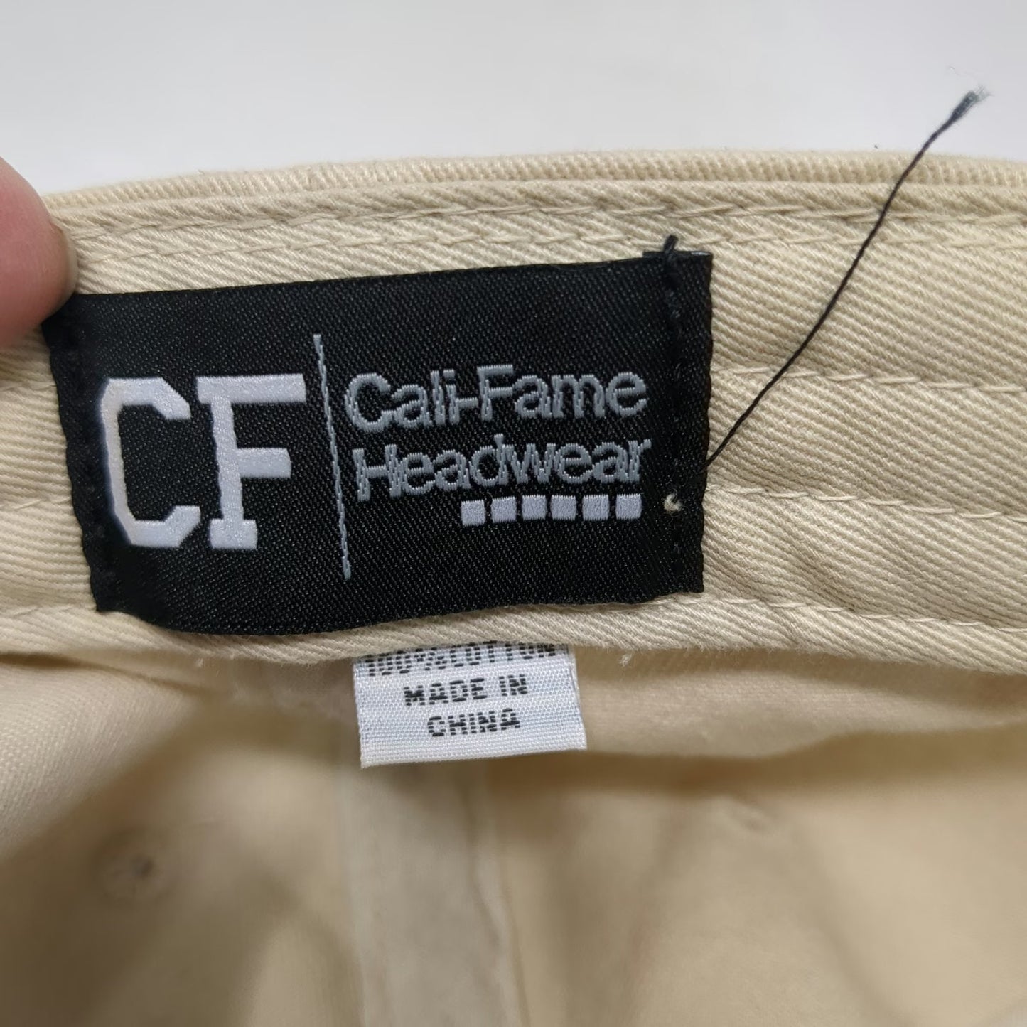 Cali-Fame Baseball Cap Beige One Size Luke AFB Falcon Dunes GC Jet Graphic Hat