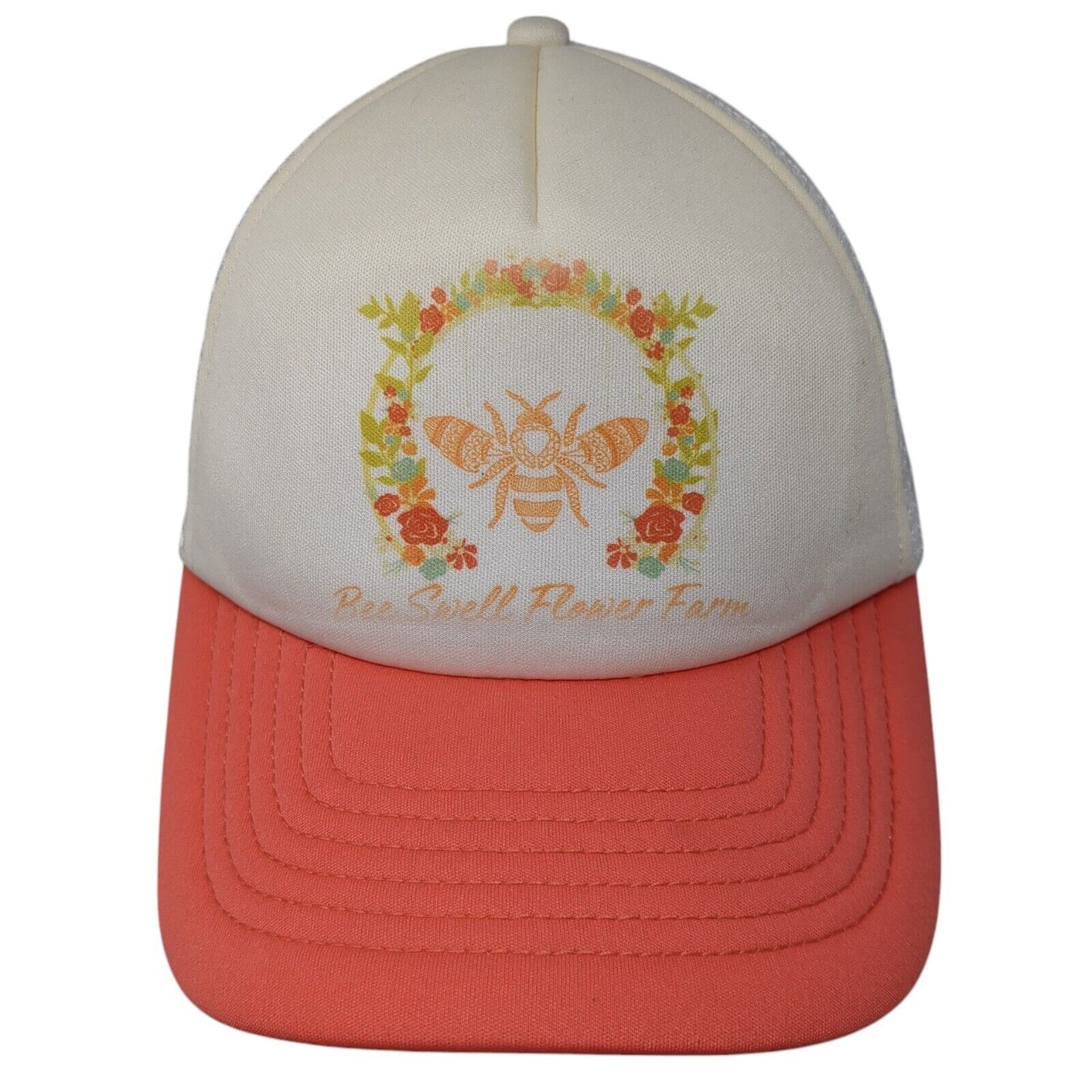 Bee Swell Flower Farm Women's Snapback Trucker Hat Multi One Size