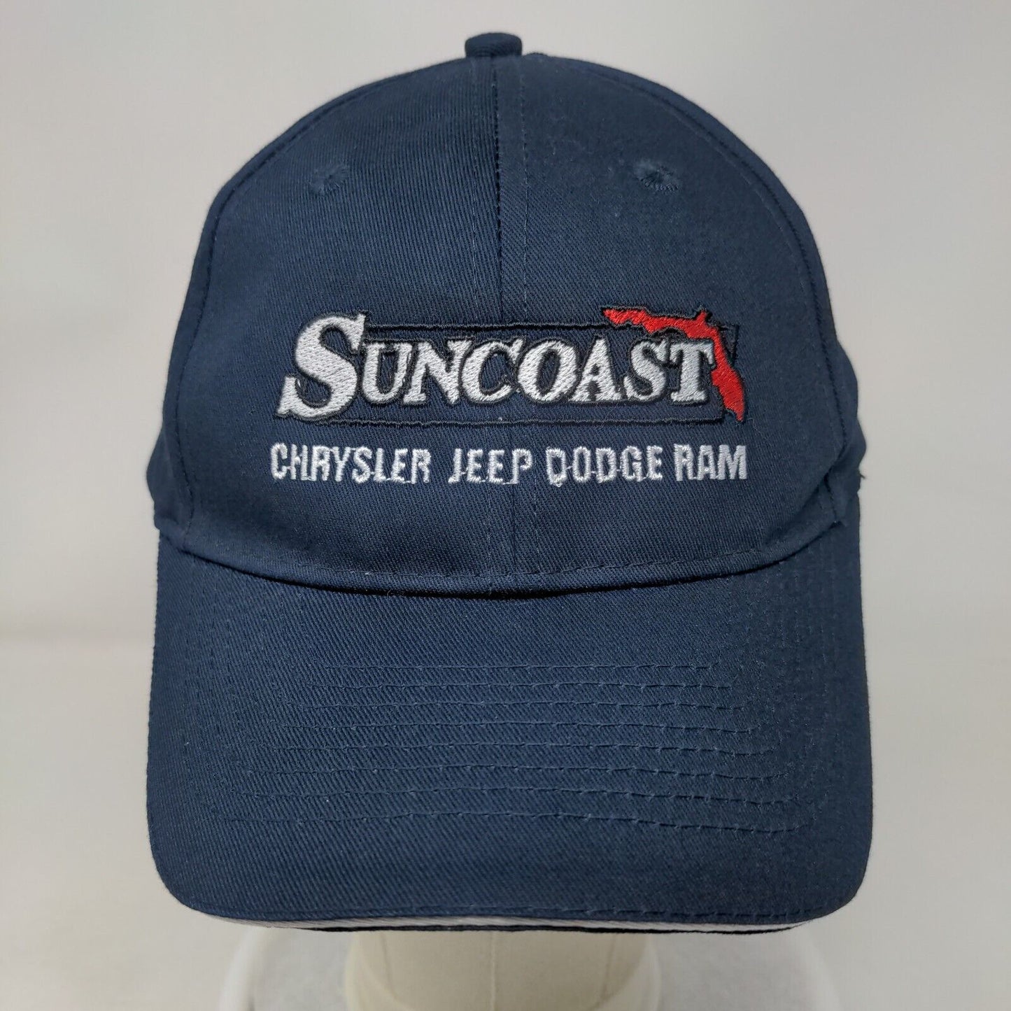 Suncoast Chrysler Jeep Dodge Ram Strapback Hat Blue One Size Port & Company