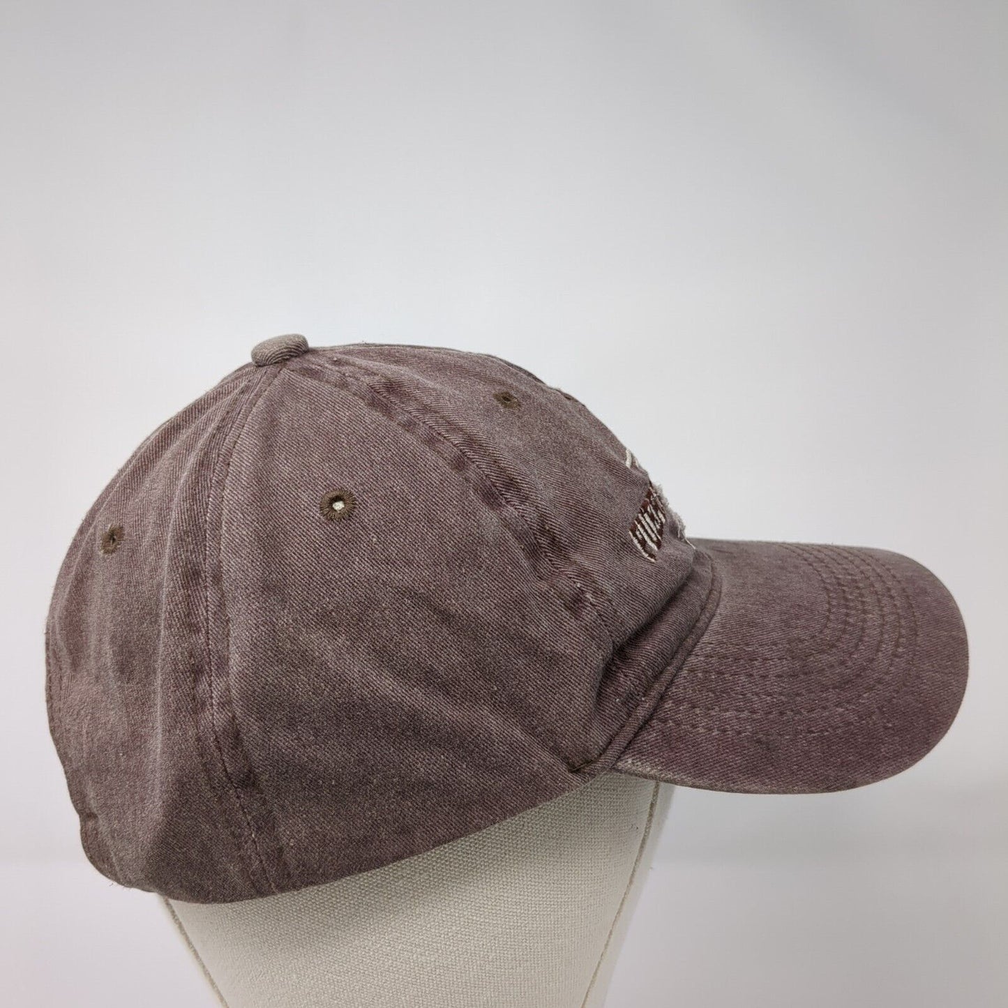 Puerto Morelos MX Slideback Hat Brown OS Adjustable Embroidered 6 Panel