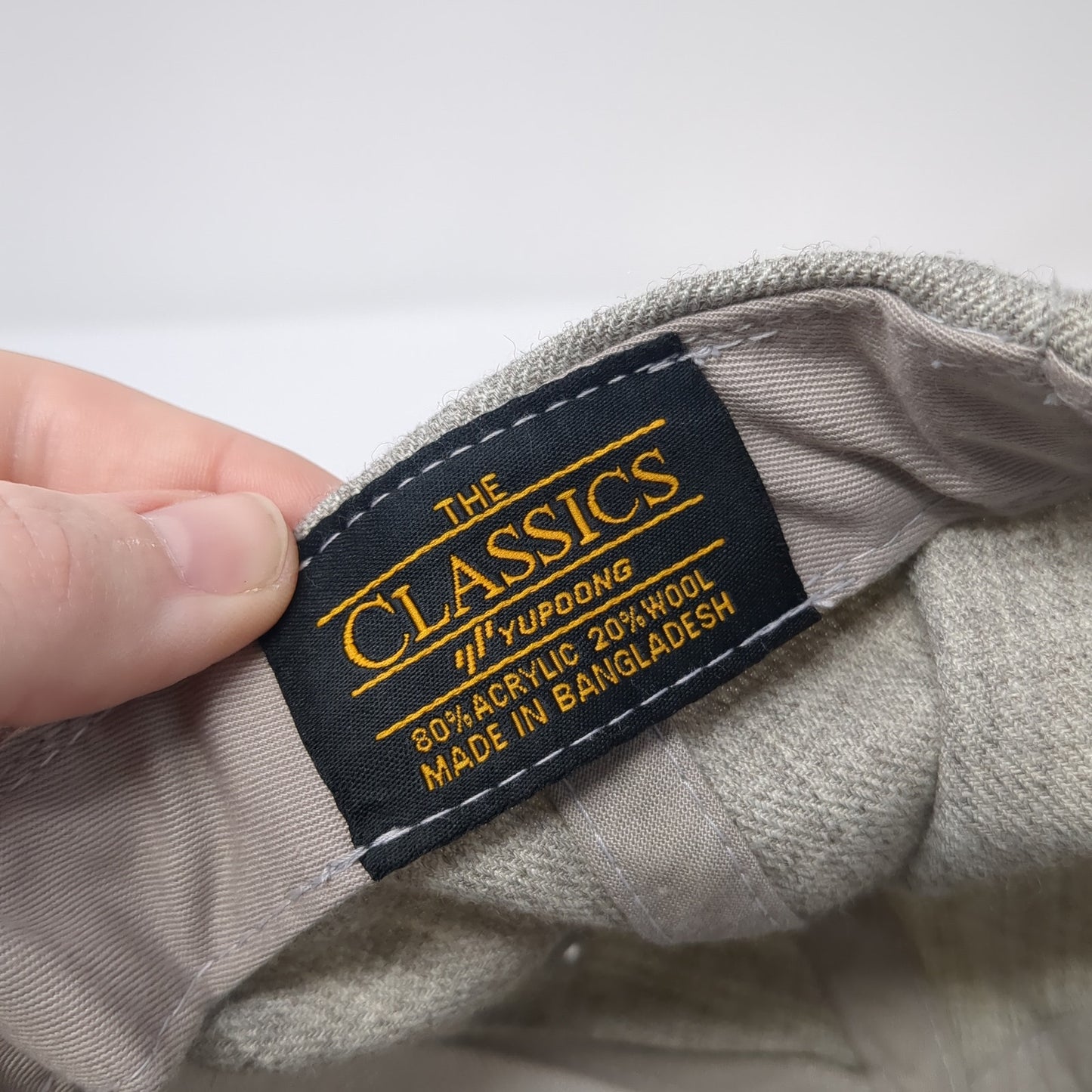 Odi Snapback Hat Gray One Size Adjustable Embroidered The Classics Yupoong