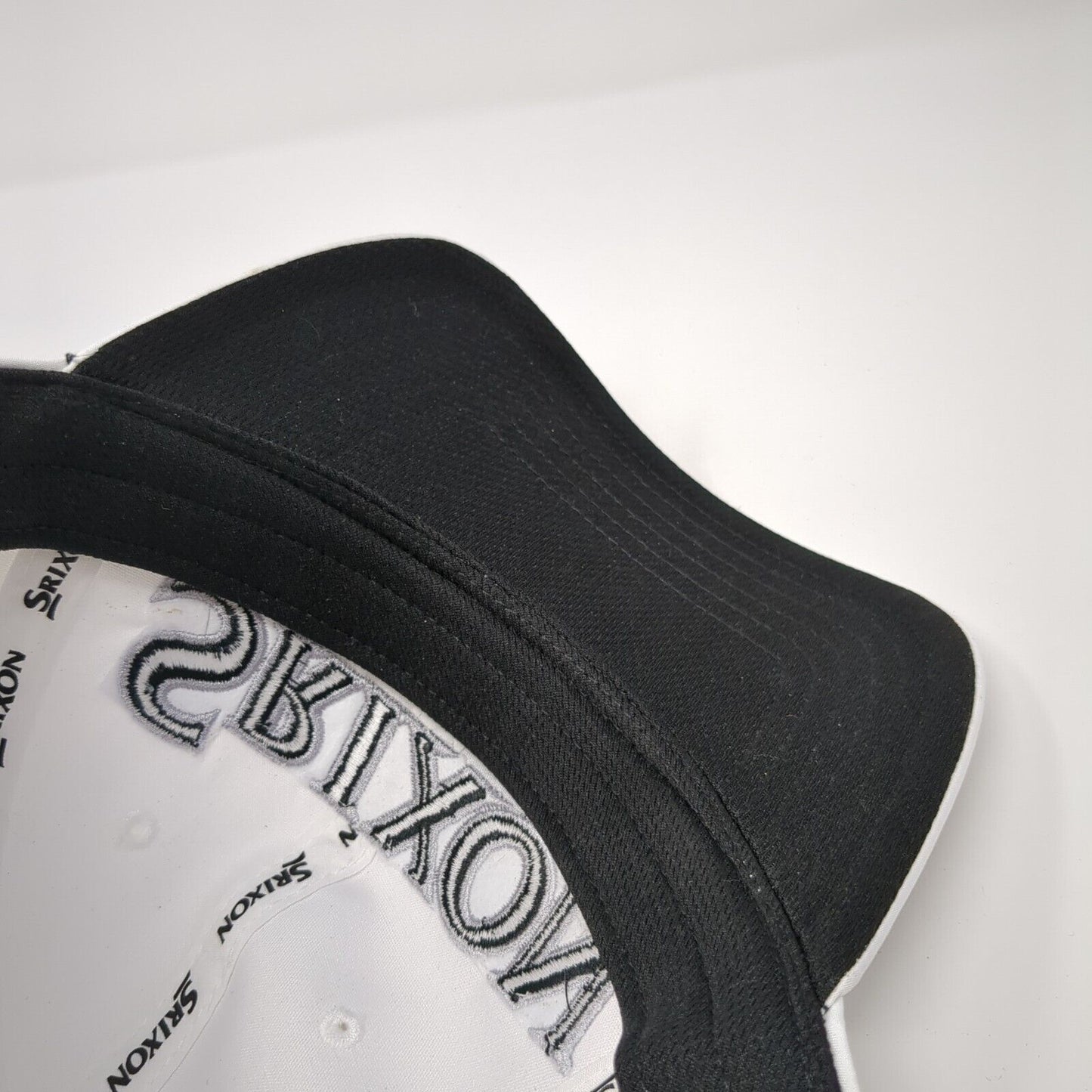 Srixon Slideback Hat White One Size Adjustable Embroidered 6 Panel