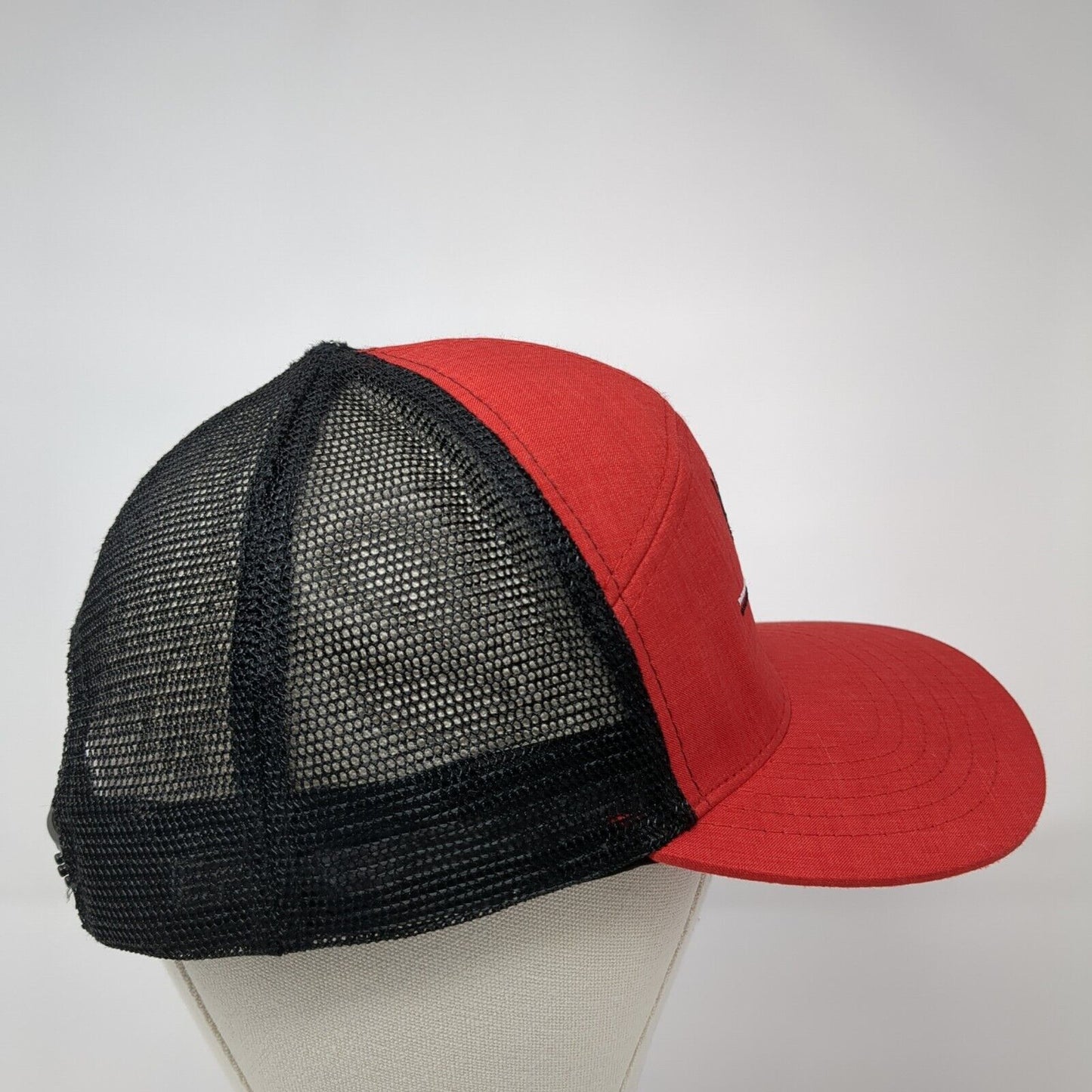Banbury Golf Course Snapback Trucker Hat Red One Size Mesh Back Legendary