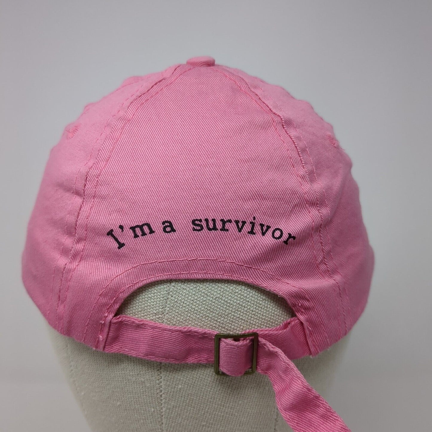 Race For The Cure Pink Bow Pins Slideback Hat Pink One Size Adjustable