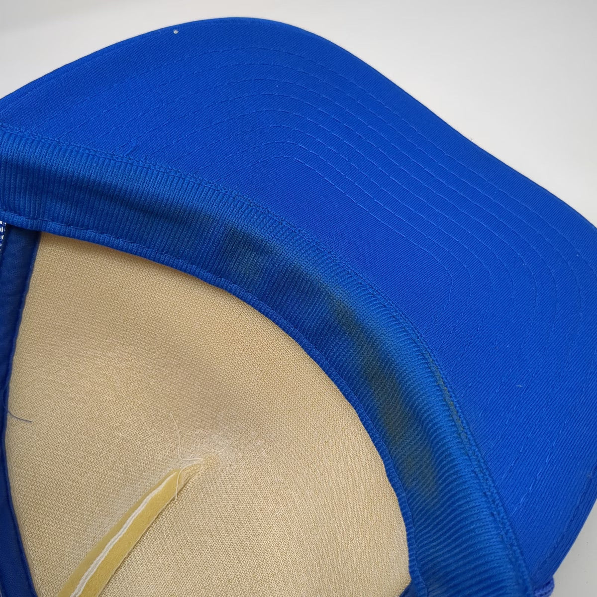 Blue Fleetwood Idaho Trucker Hat One Size Mesh Back Snapback Foam Front Print