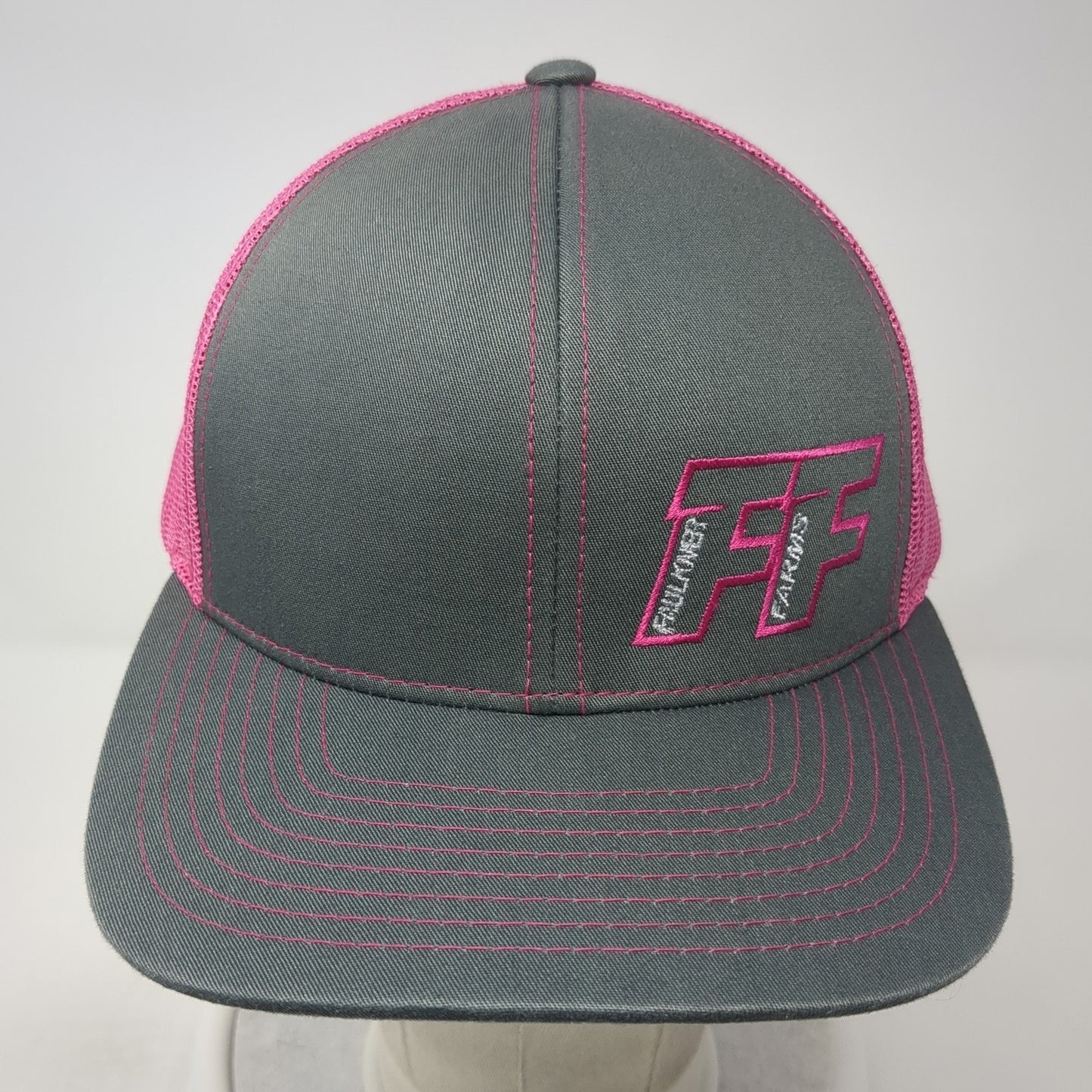 FF Faulkner Farms Trucker Hat Multicolor OS Adjustable Mesh Pacific Headwear
