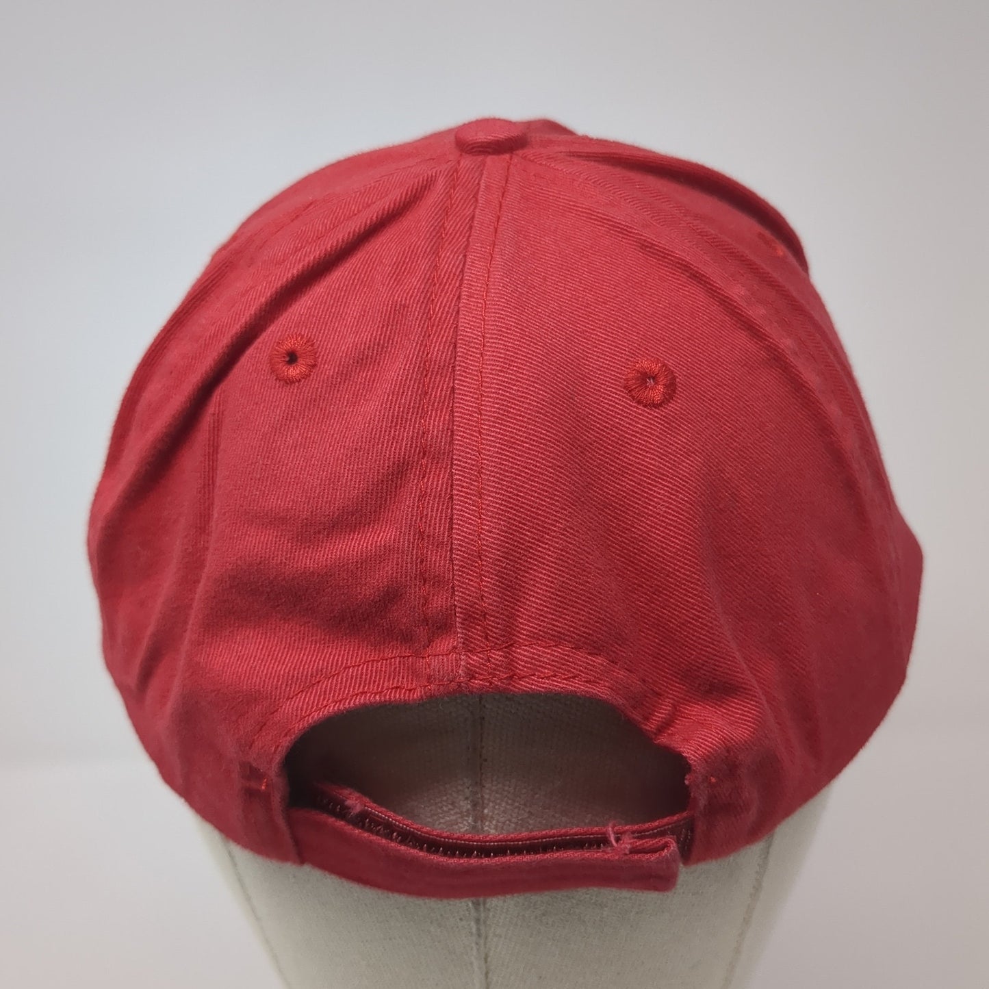 State Farm Strapback Hat Red One Size Adjustable Embroidered AMC Deluxe