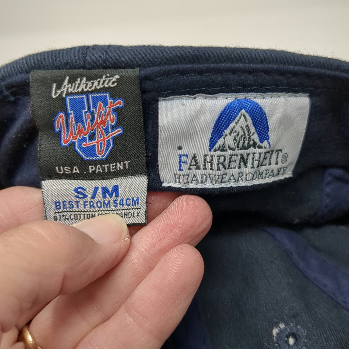 Fahrenheit American Construction Supply Blue M Marshalltown Baseball Cap Hat