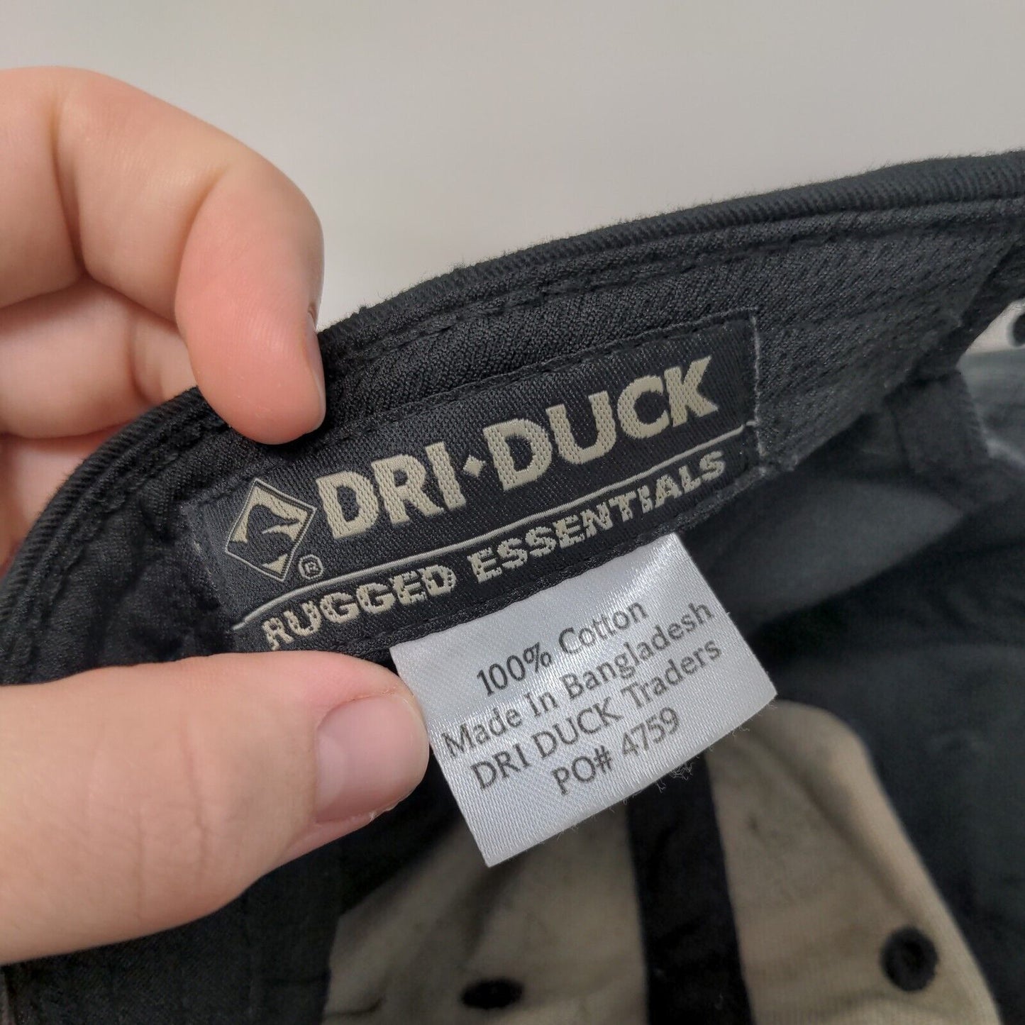 Dri-Duck Breakfast Station Strapback Hat Camouflage One Size 6 Panel Cotton