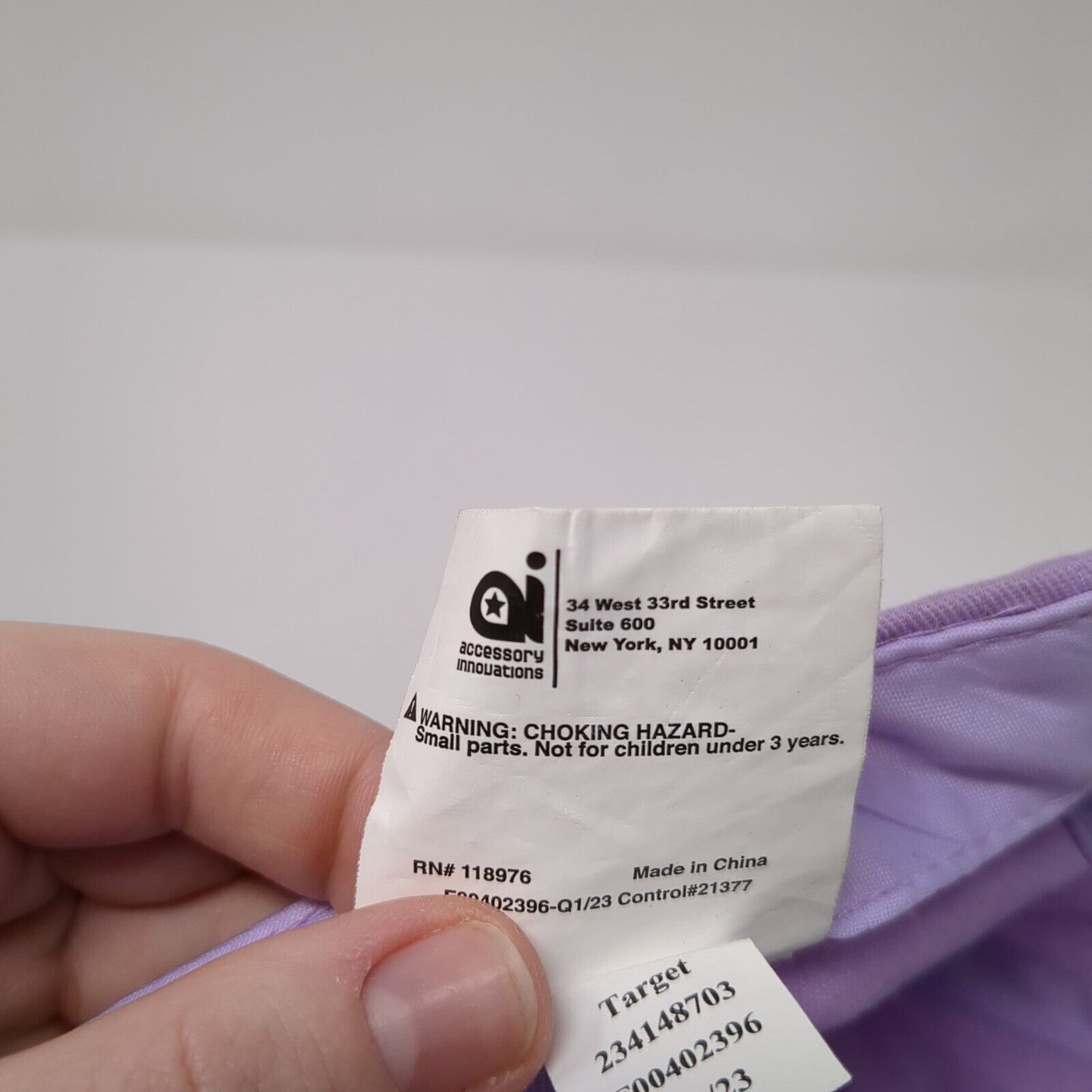 Hello Kitty by Sanrio Strapback Hat Purple Youth One Size Adjustable