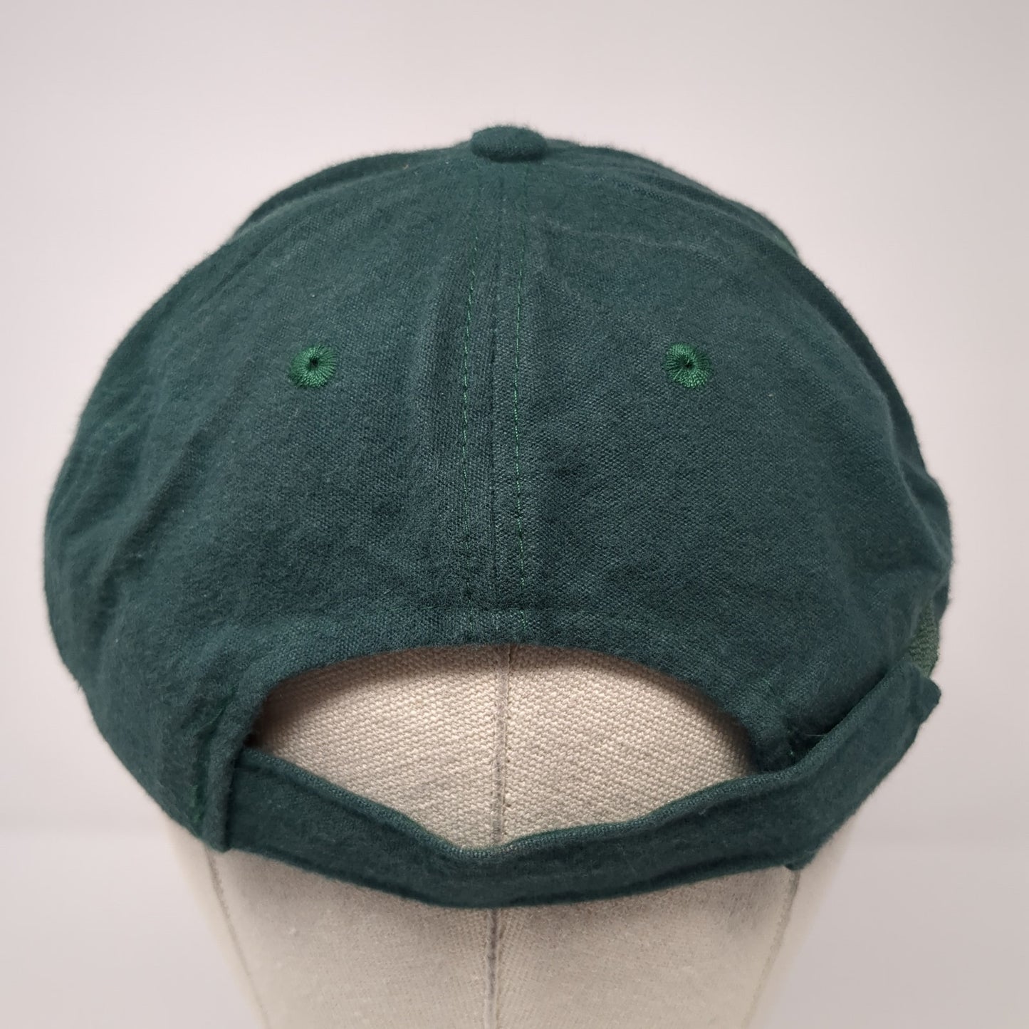 Park City Strapback Baseball Cap Green OS Adjustable Embroidered Headquarters