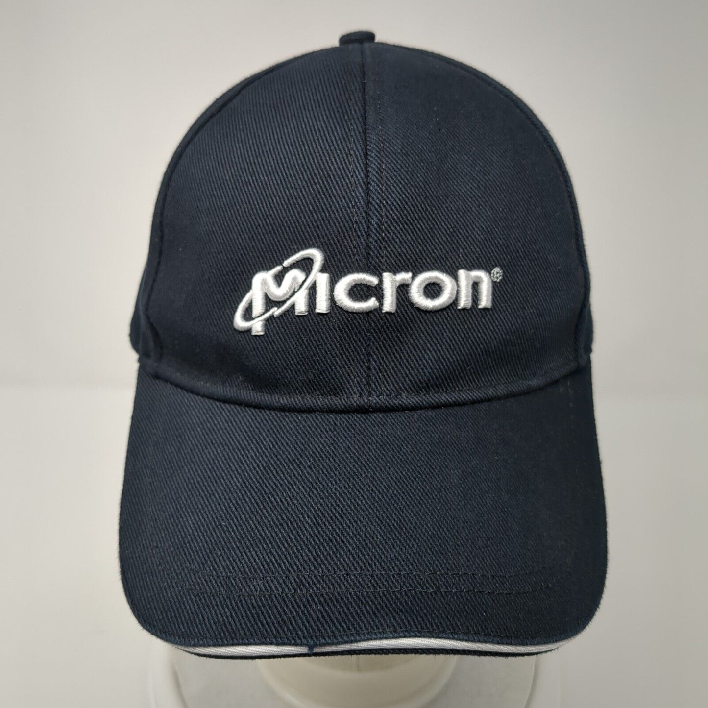 Micron Young Professional Slideback Hat Black One Size Embroidered