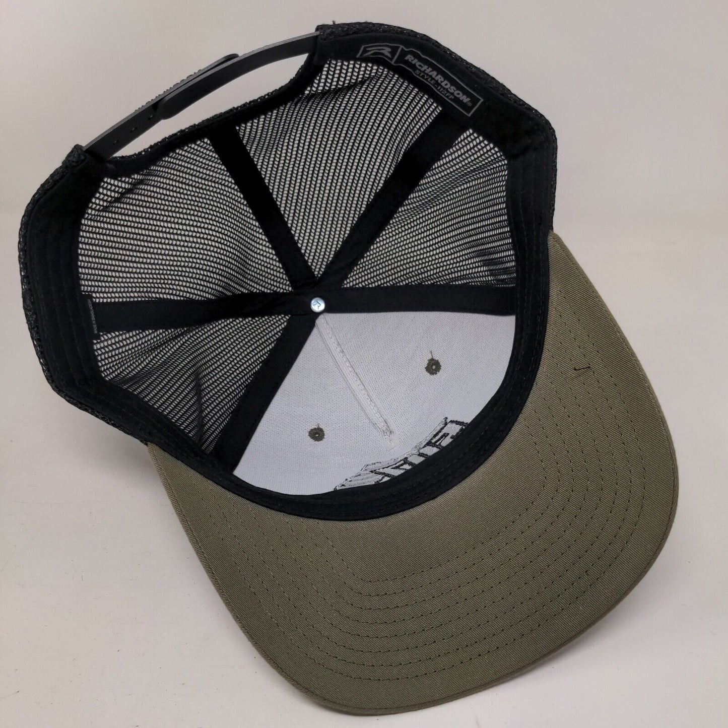 507 Snapback Trucker Hat Multicolor One Size Embroidered Mesh Back Richardson
