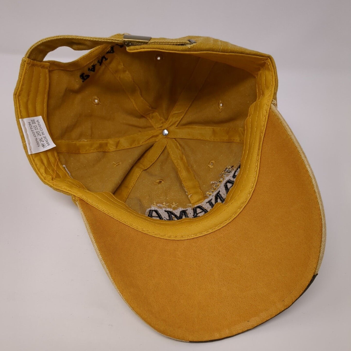 Tread Panama Original Slideback Hat Tan One Size Adjustable Embroidered Cotton