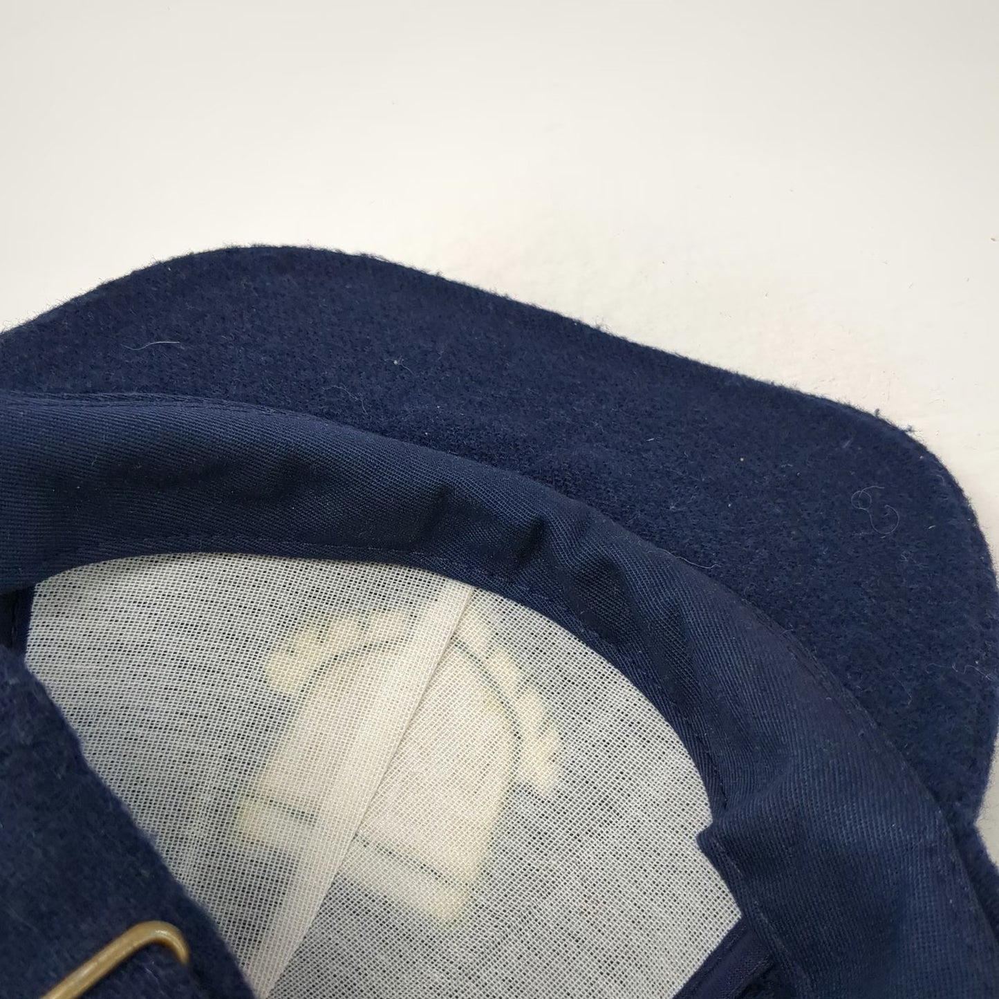 Blue Baseball Cap One Size Wool Slideback Reynolds & Perry Official Goods Hat