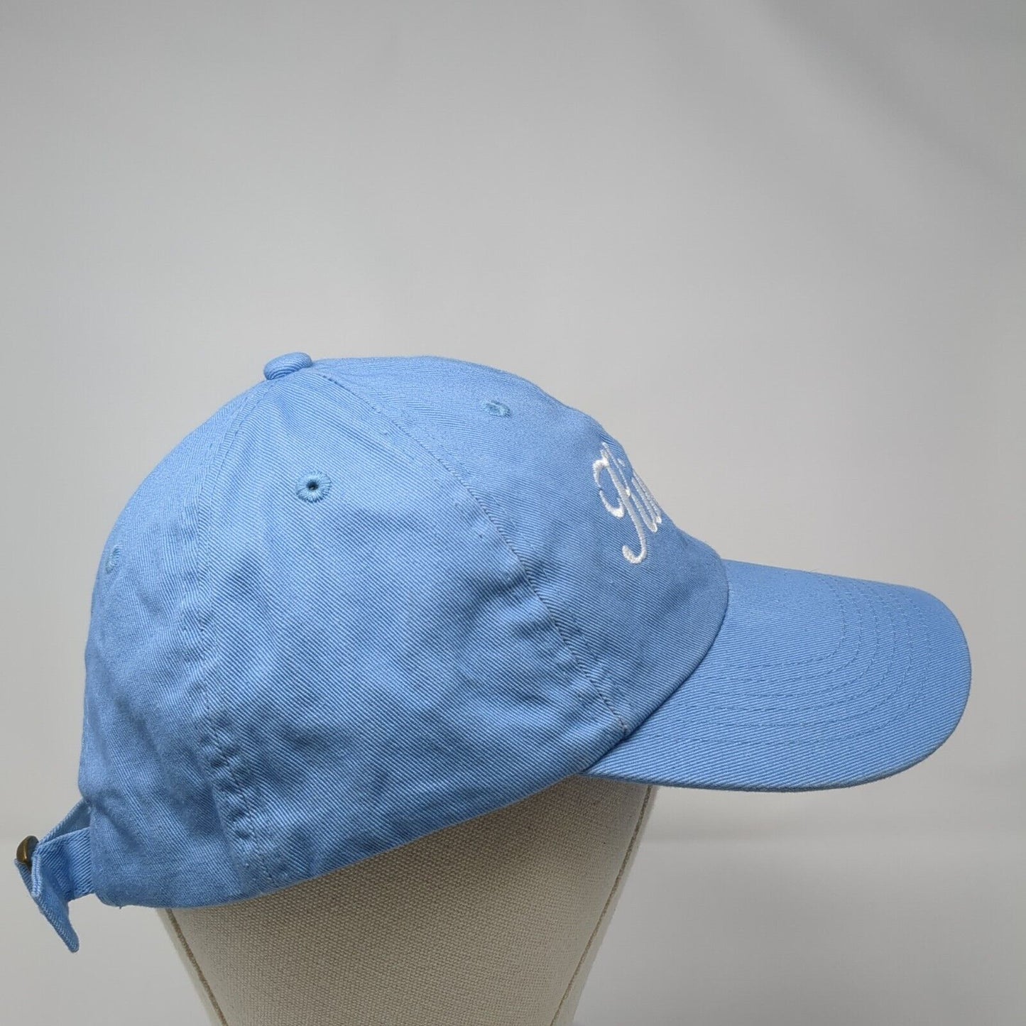 Kingdom Slideback Hat Blue One Size Adjustable Embroidered 6 Panel