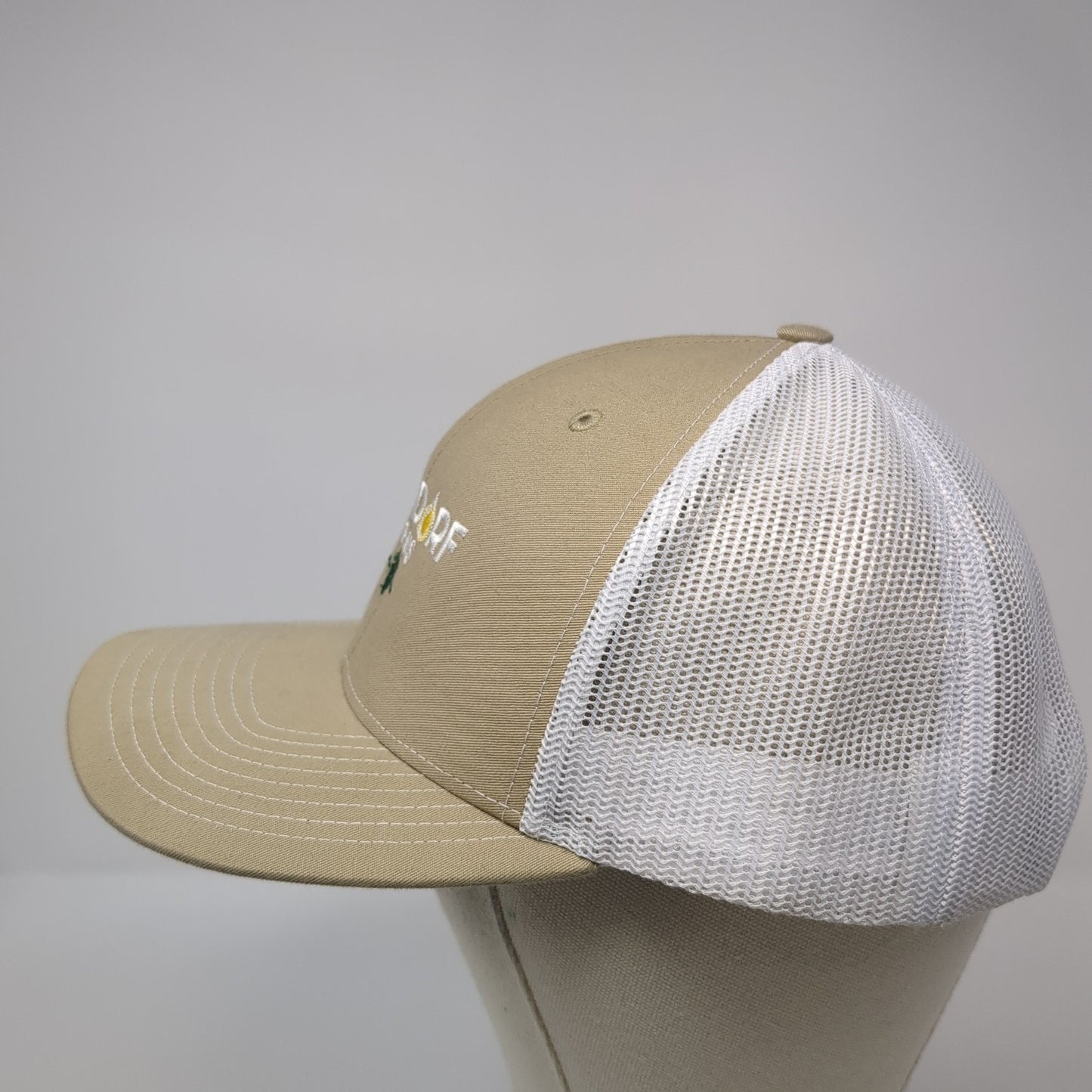 Obendorf Farms Snapback Trucker Hat Brown One Size Mesh Back Richardson