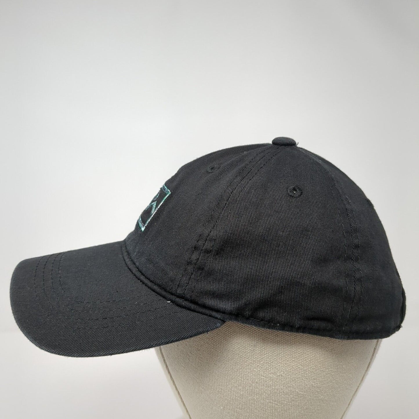 DNVR Slideback Hat Black One Size Adjustable Embroidered We Are Denver