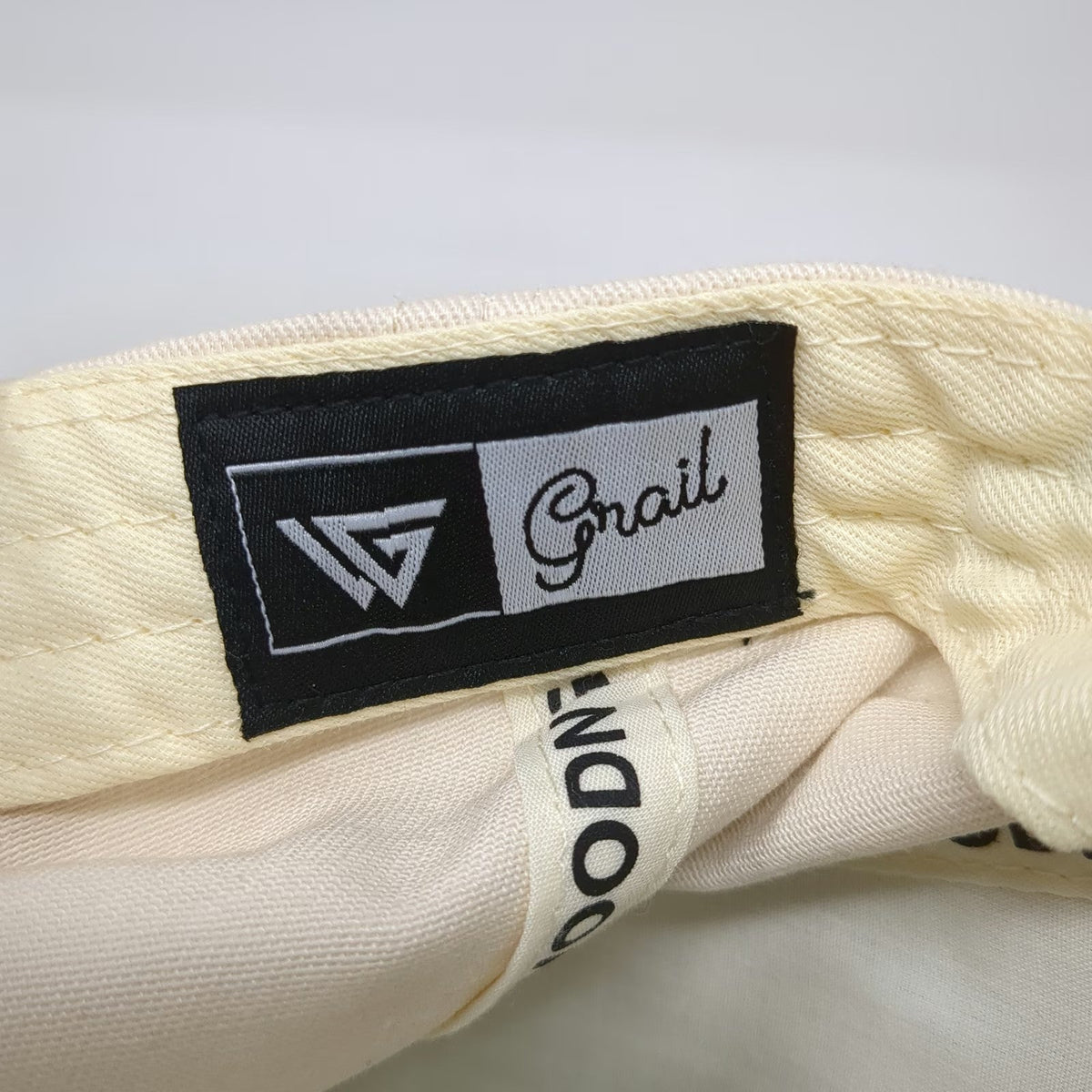 Woodn Grail 5 Panel Beige Hat One Size Snapback Utah Utes The U Embroidery