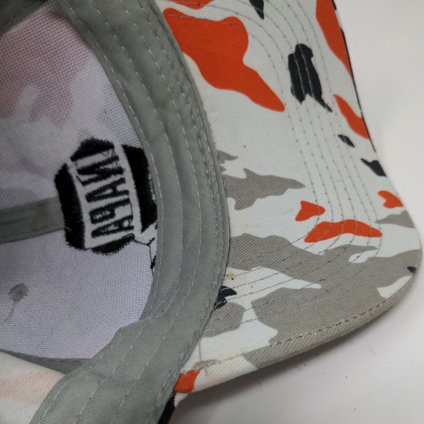 NAPA Racing Strapback Hat Camouflage OSFM Adjustable Embroidered 6 Panel