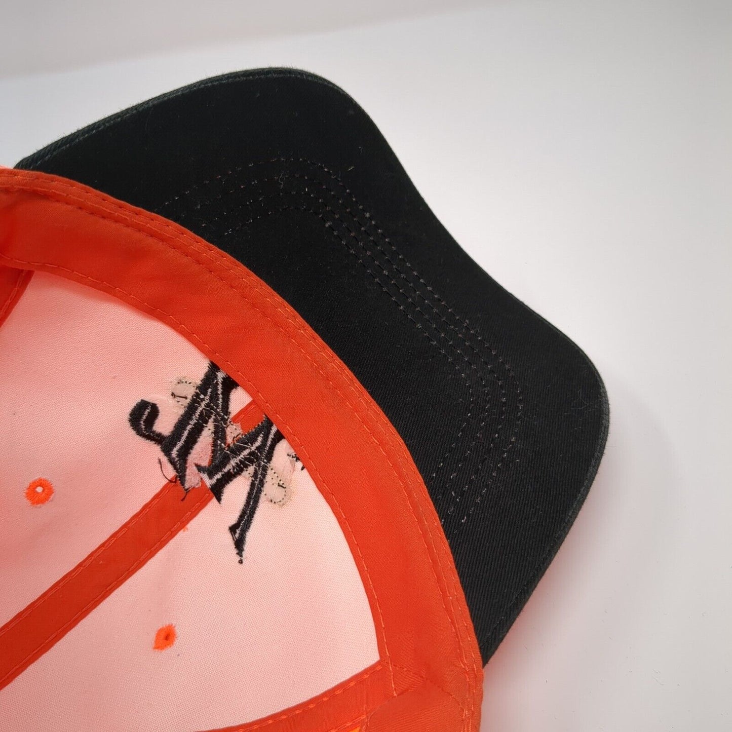 Winchester Slideback Hat Orange OSFA Adjustable Embroidered Signatures