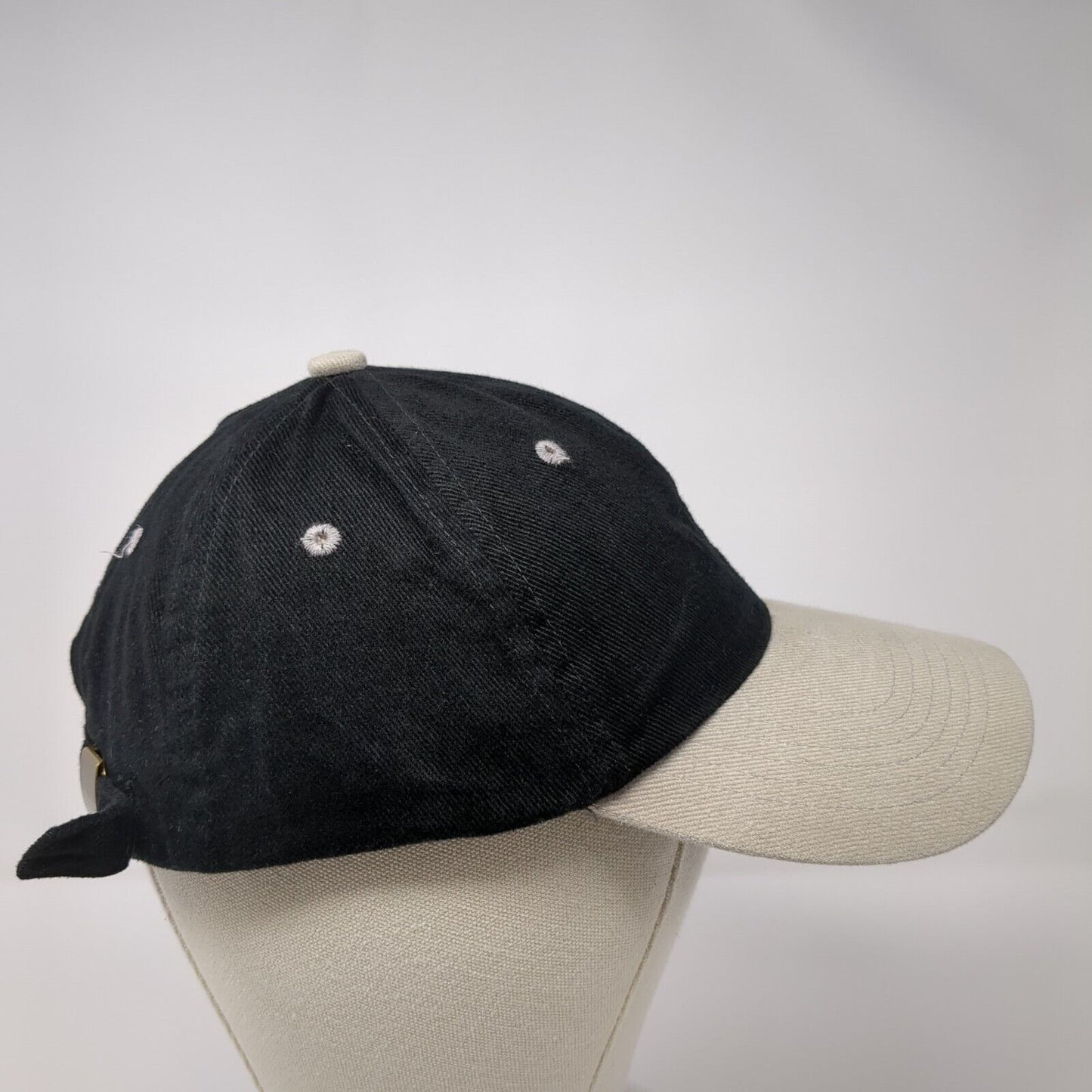 Aqua Irrigation Slideback Hat Black OSFA Embroidered Colorblock Unique