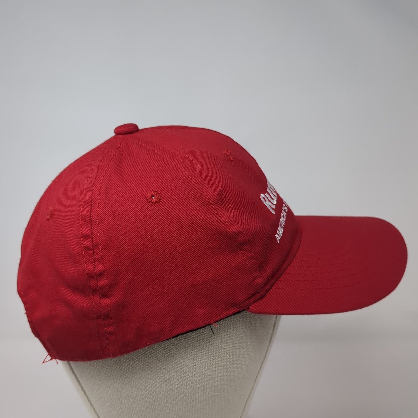 Rural King America's Farm and Home Store Snapback Hat Red One Size Outdoor Cap