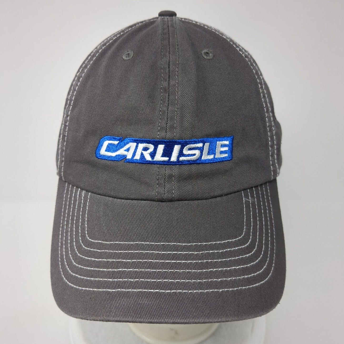 Carlisle Slideback Hat Gray One Size Adjustable HeadShots KC Caps