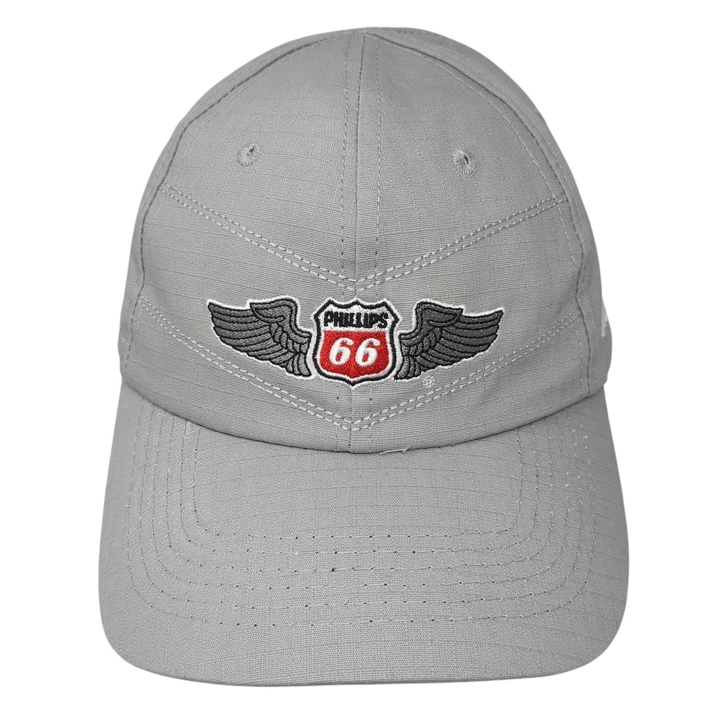 Phillips 66 Strapback Baseball Cap Gray One Size Adjustable Embroidered 2020